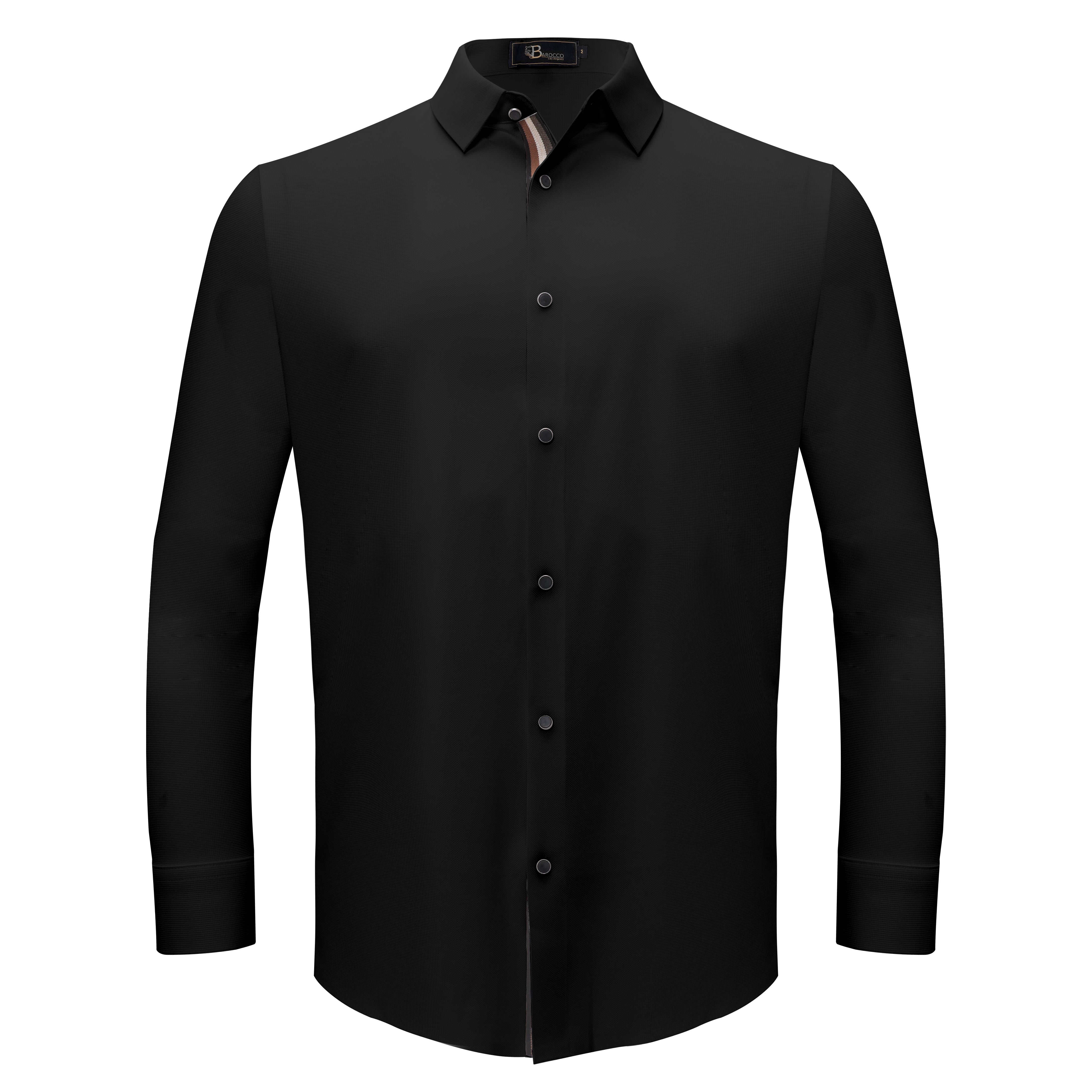 Power Move Button-Up Shirt BLACK
