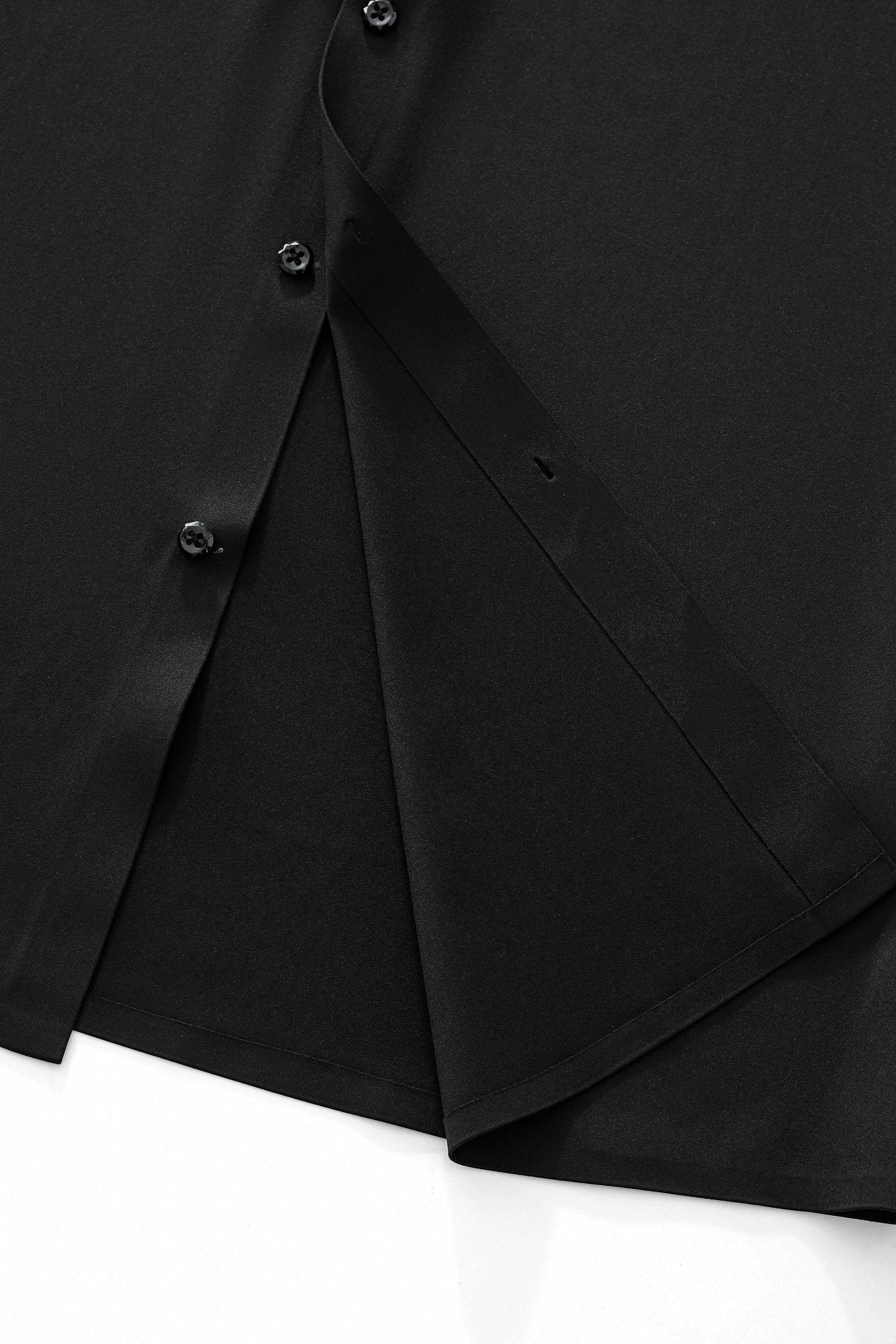 Rose Éclat Emboss Shirt BLACK