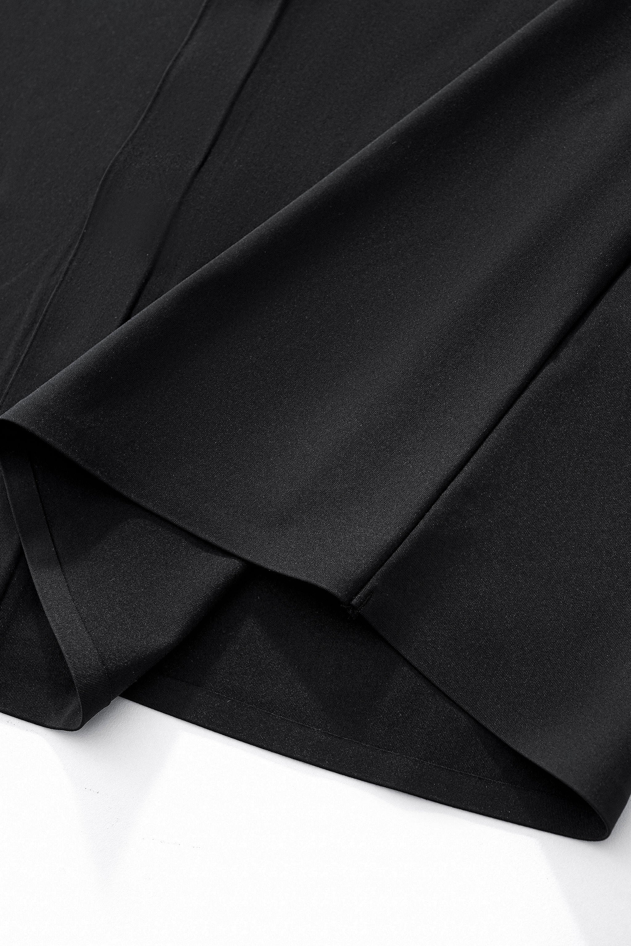 Velvet Noir Laser-Cut LS Shirt BLACK