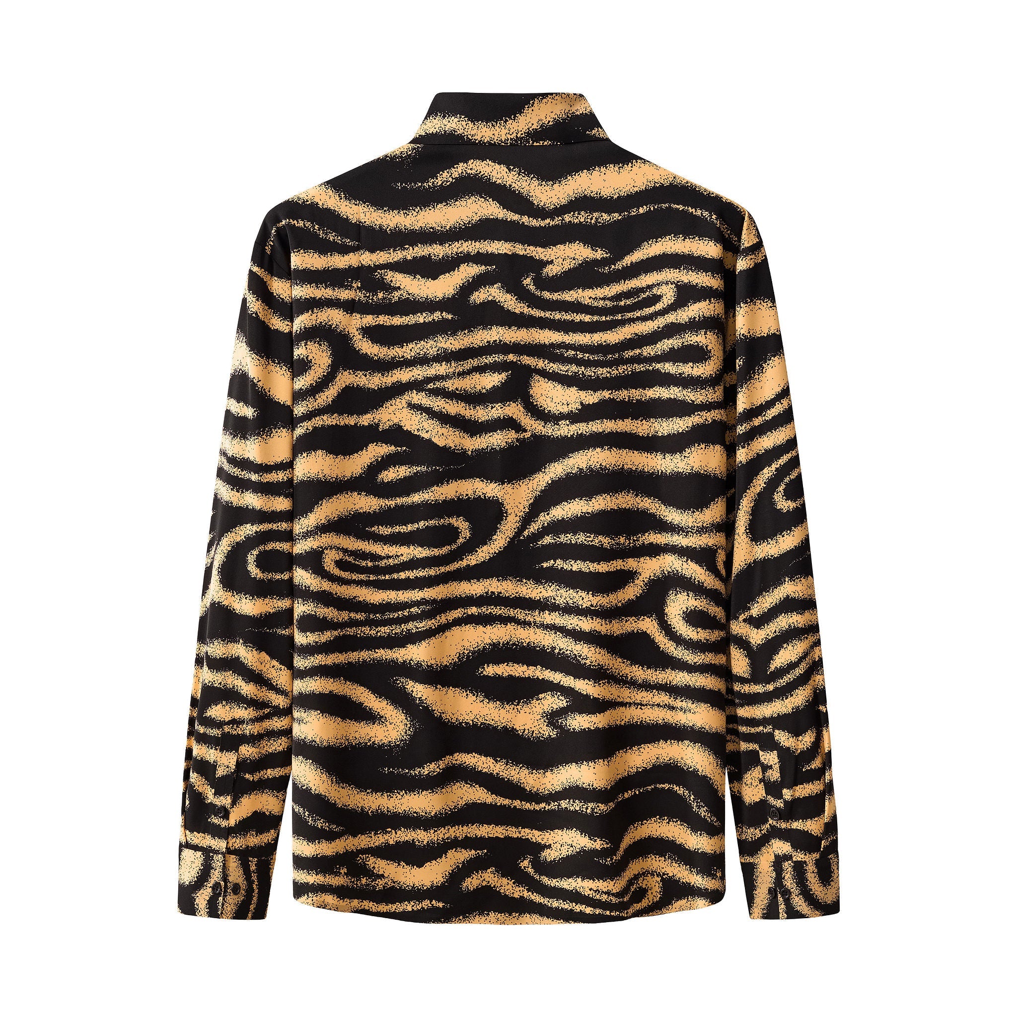 Golden Mirage Stitchless LS Shirt BLACK/BROWN