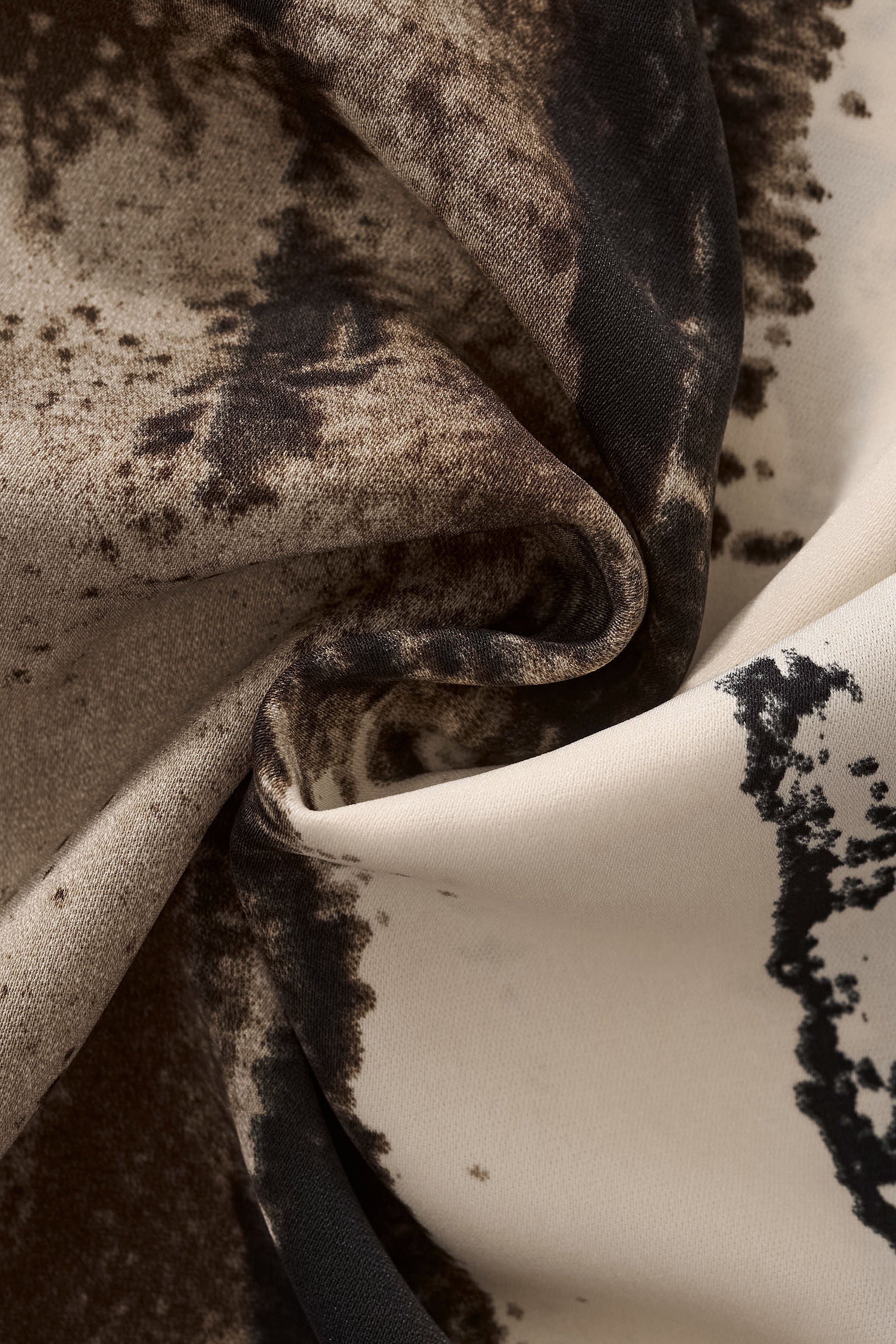 Echelon Brushstroke Stitchless LS Shirt CREAM