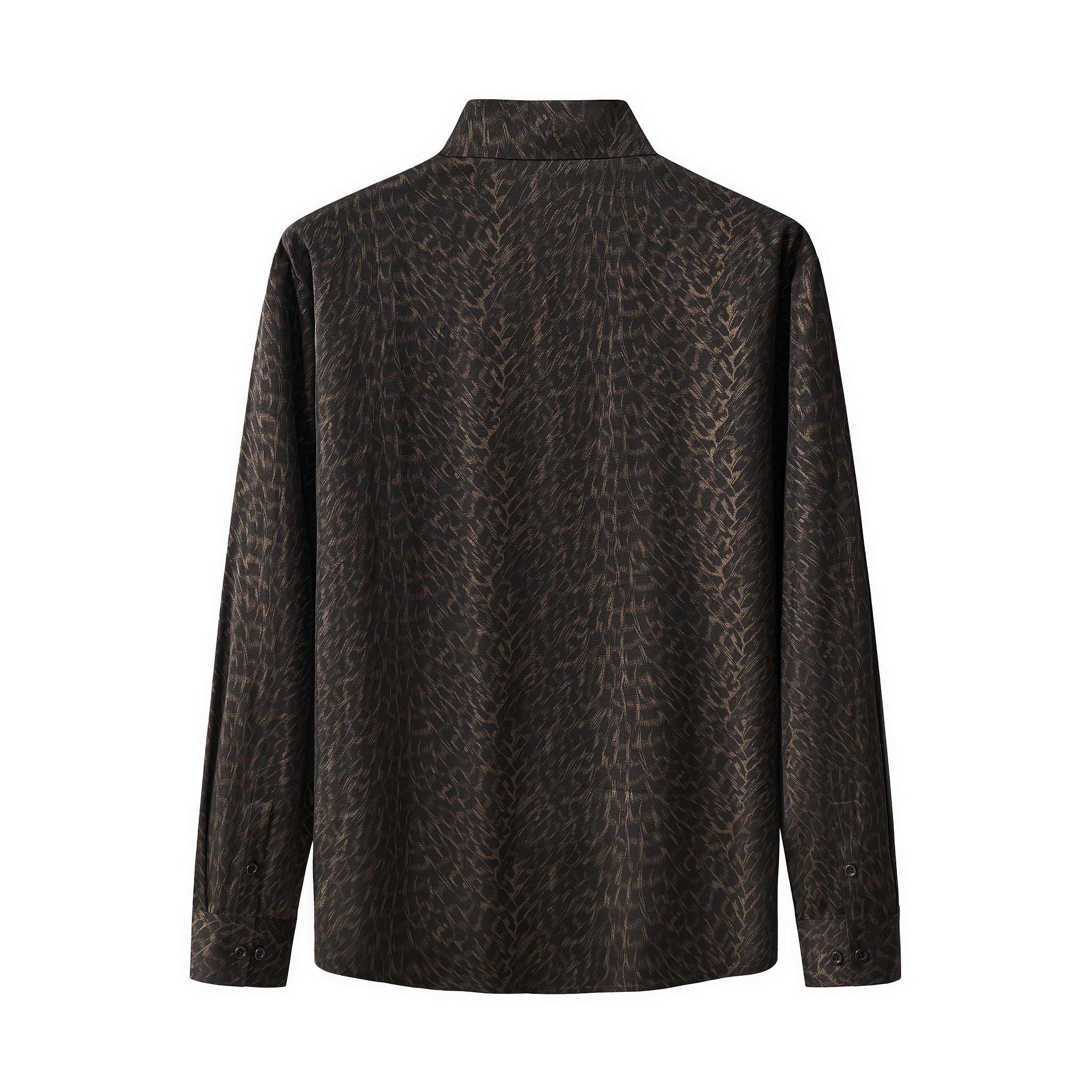 Noir Cheetah Stitchless LS Shirt BLACK