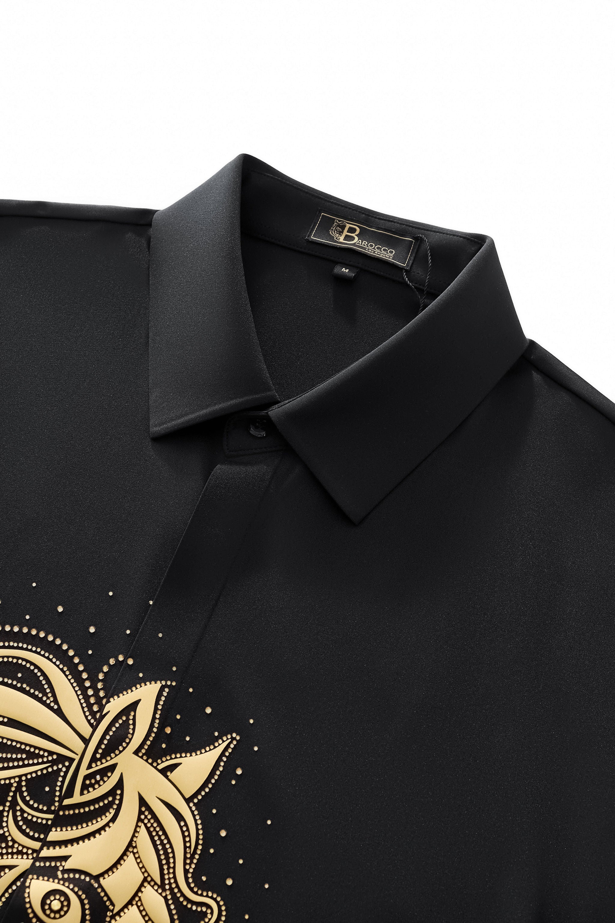 Stallion Embellished LS Shirt BLACK