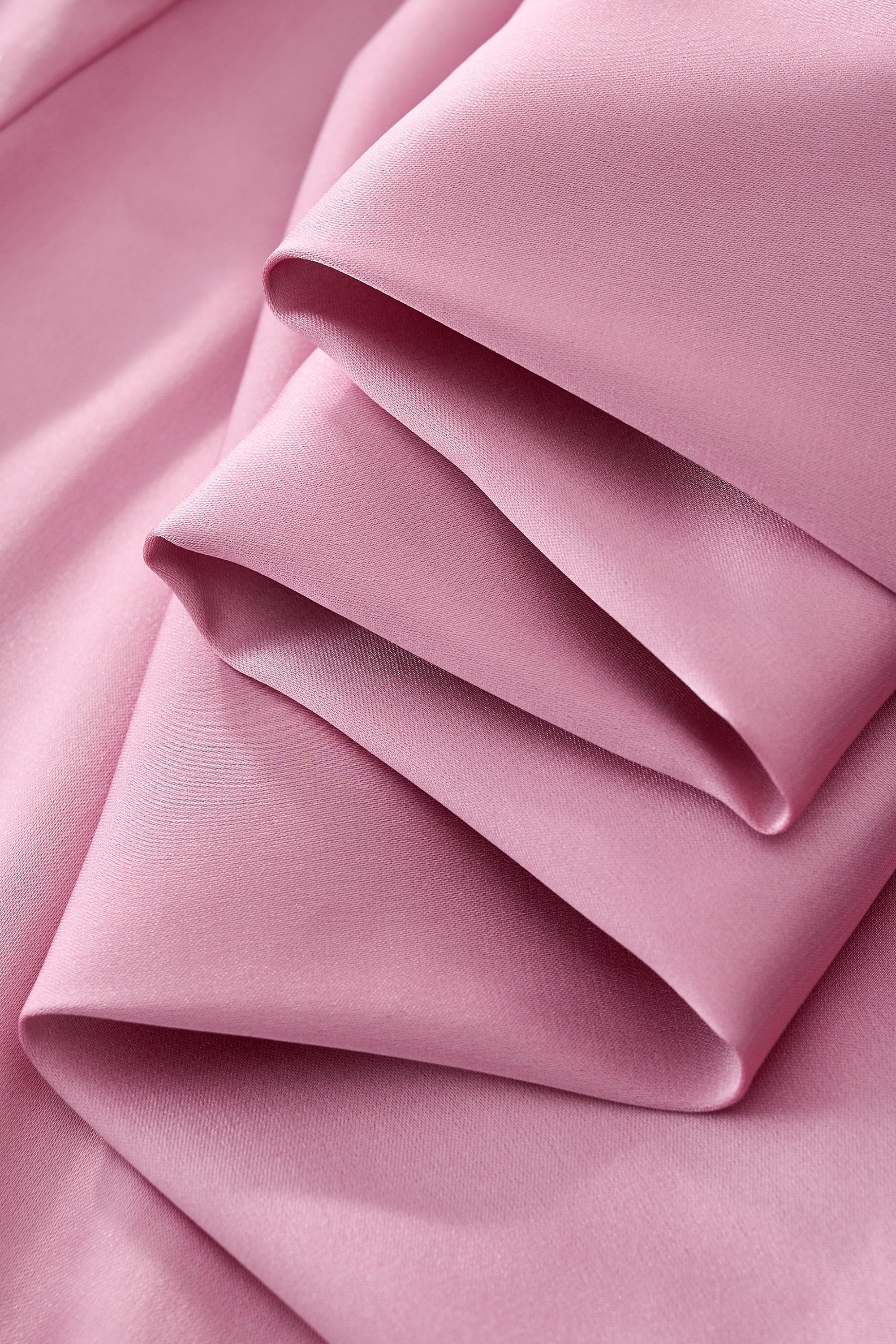 SIGNITURE SATIN STITCHLESS LS Shirt DUSTY PINK