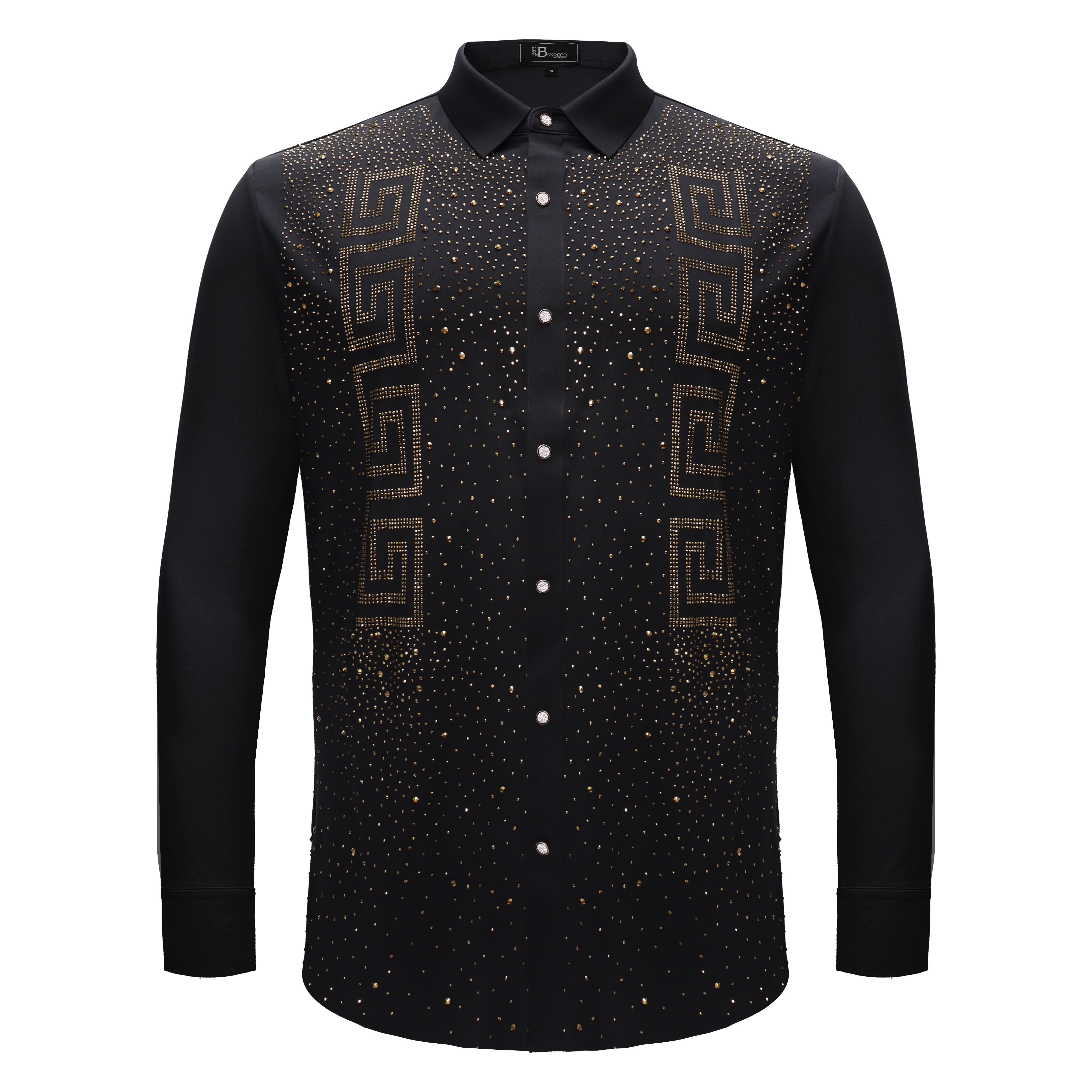 Prime Valor Button-Up Shirt BLACK/GOLD