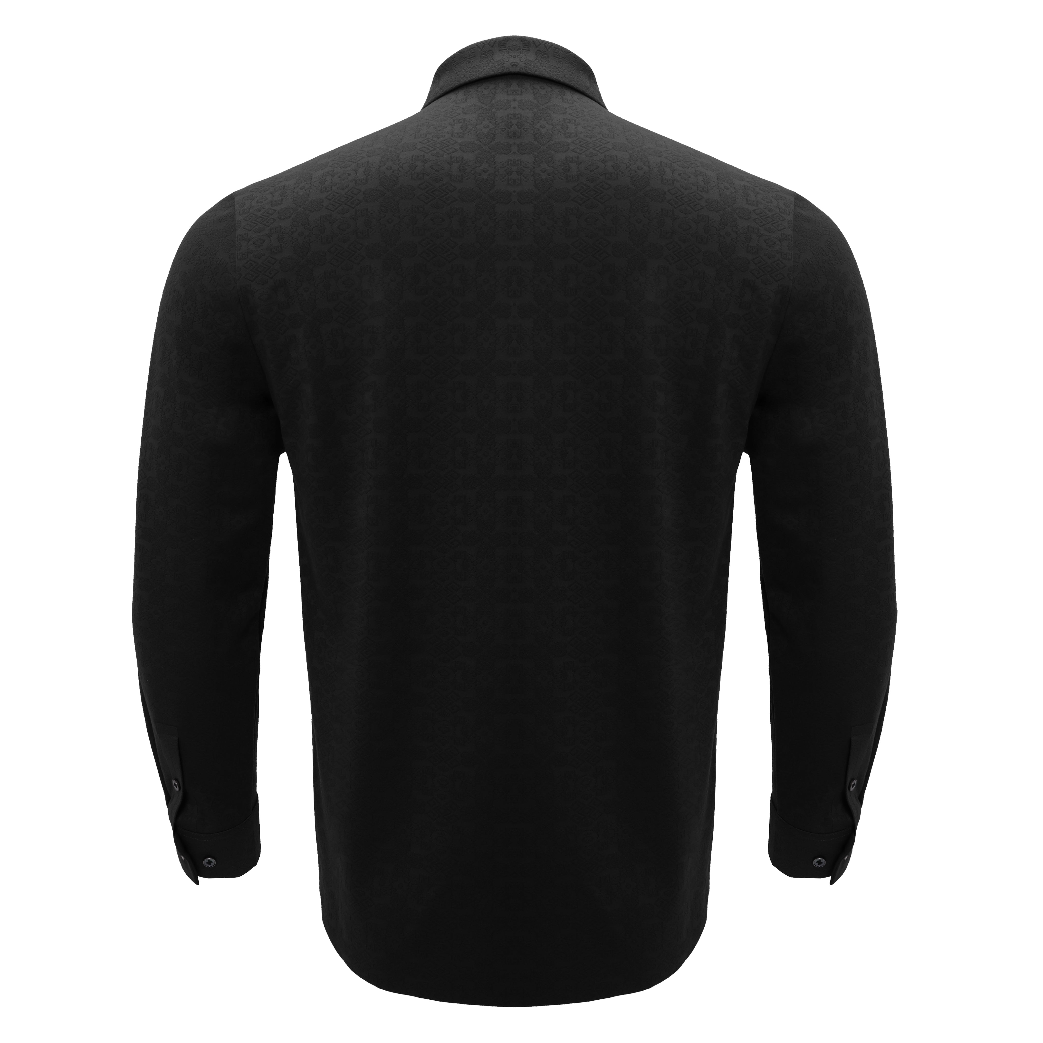 Power Flex Button-Up Shirt BLACK