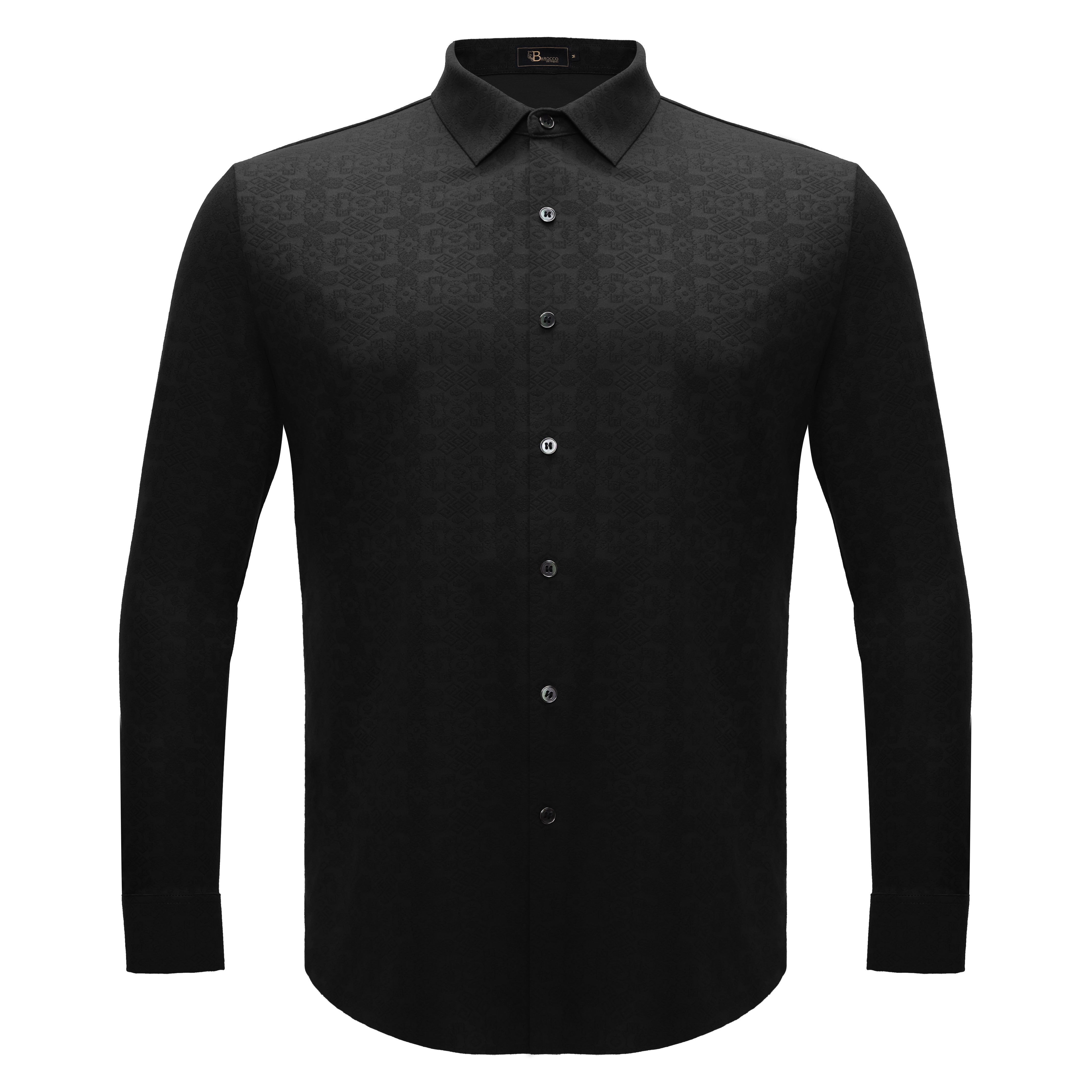 Power Flex Button-Up Shirt BLACK
