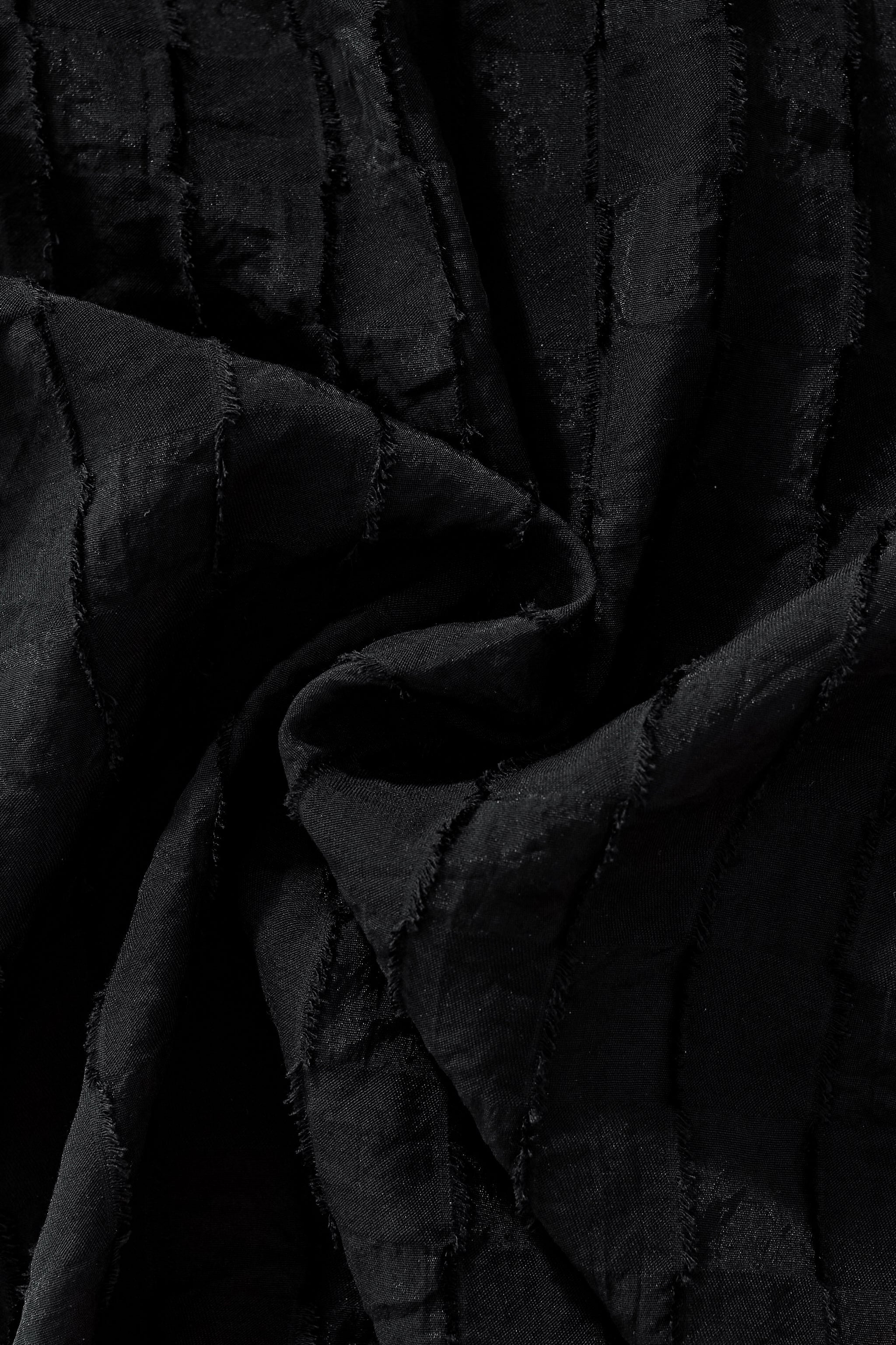 Haven Textured Long Sleeve Shirt BLACK