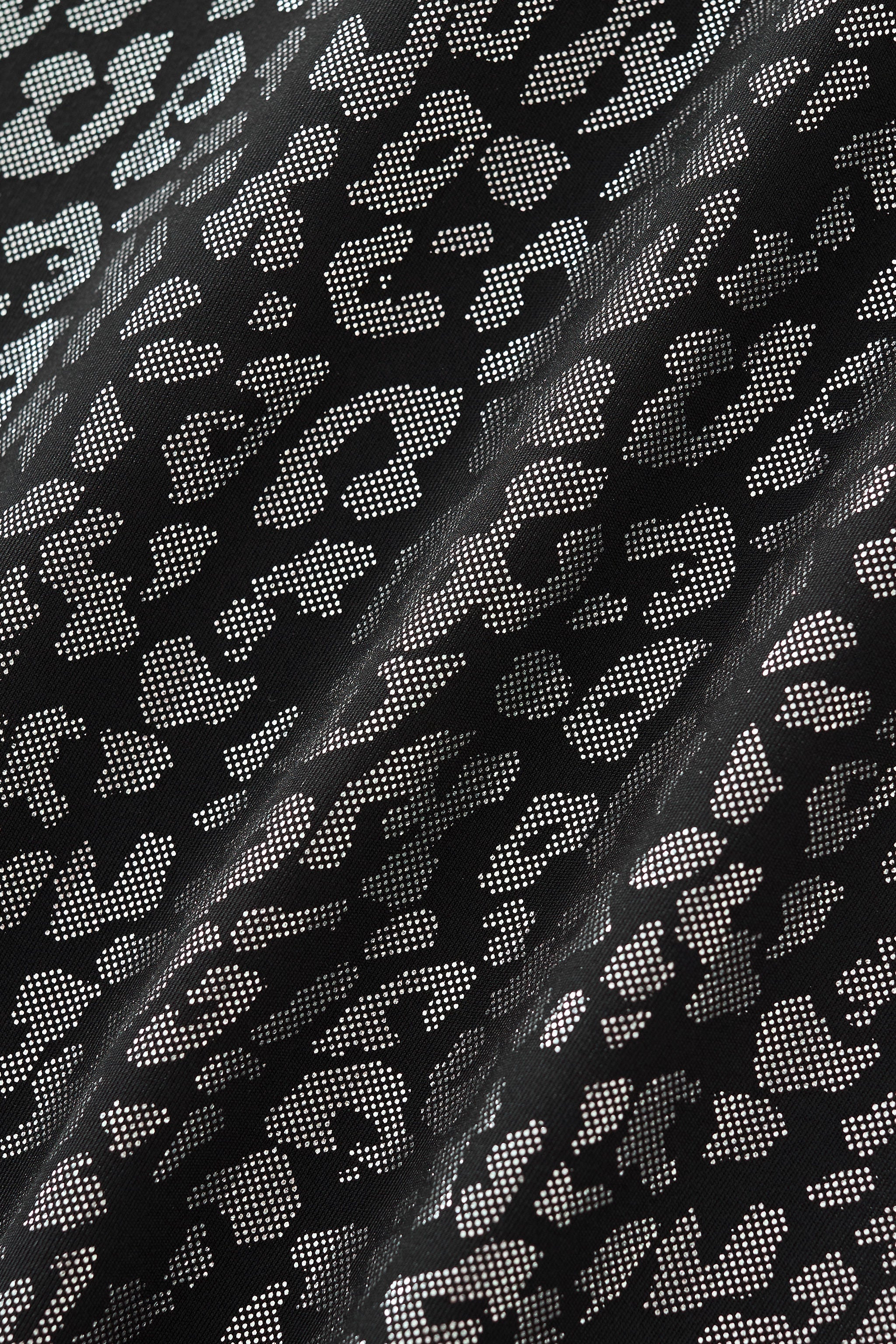 Tonal Leopard Shirt BLACK