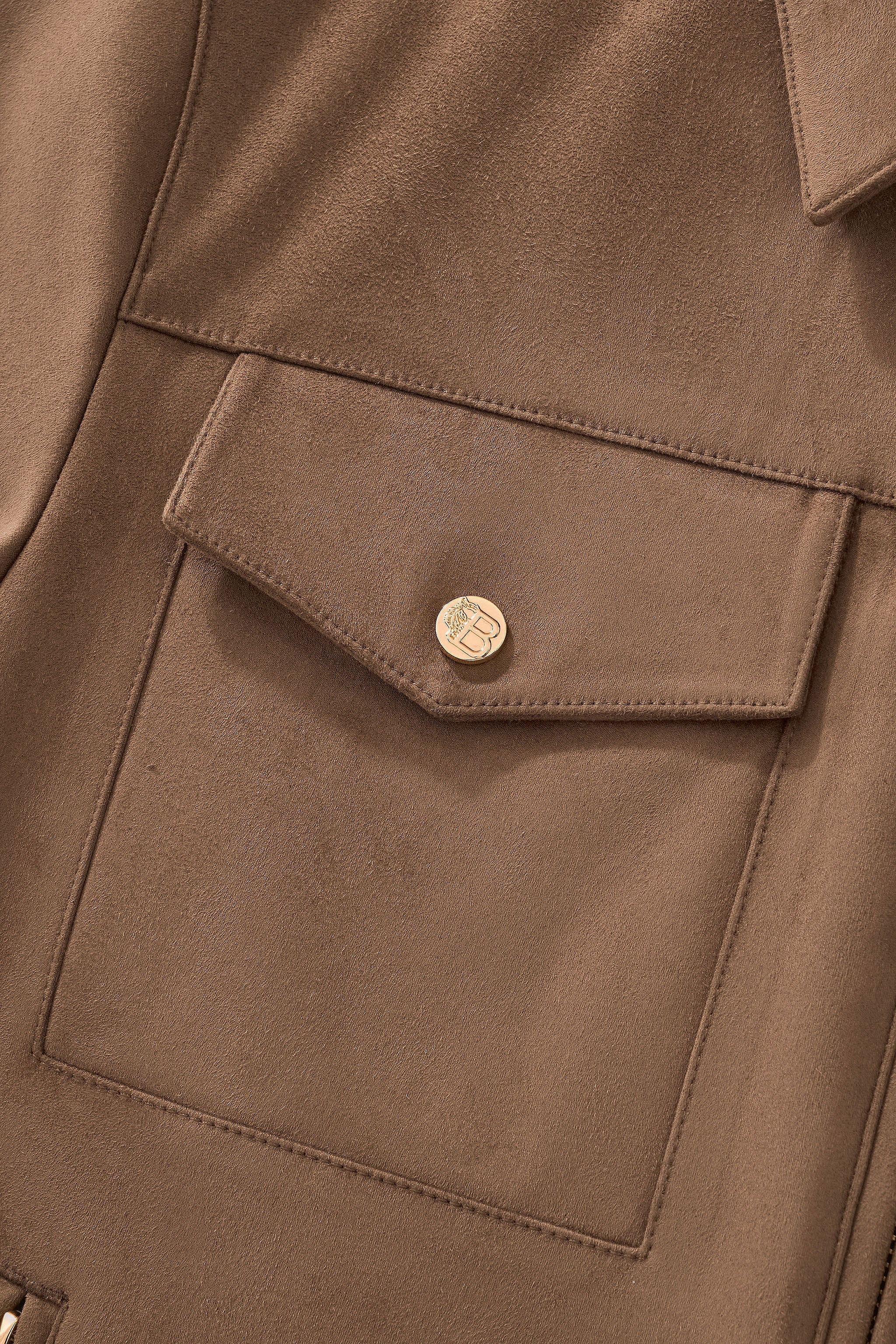Helix Utility Zip Jacket BROWN