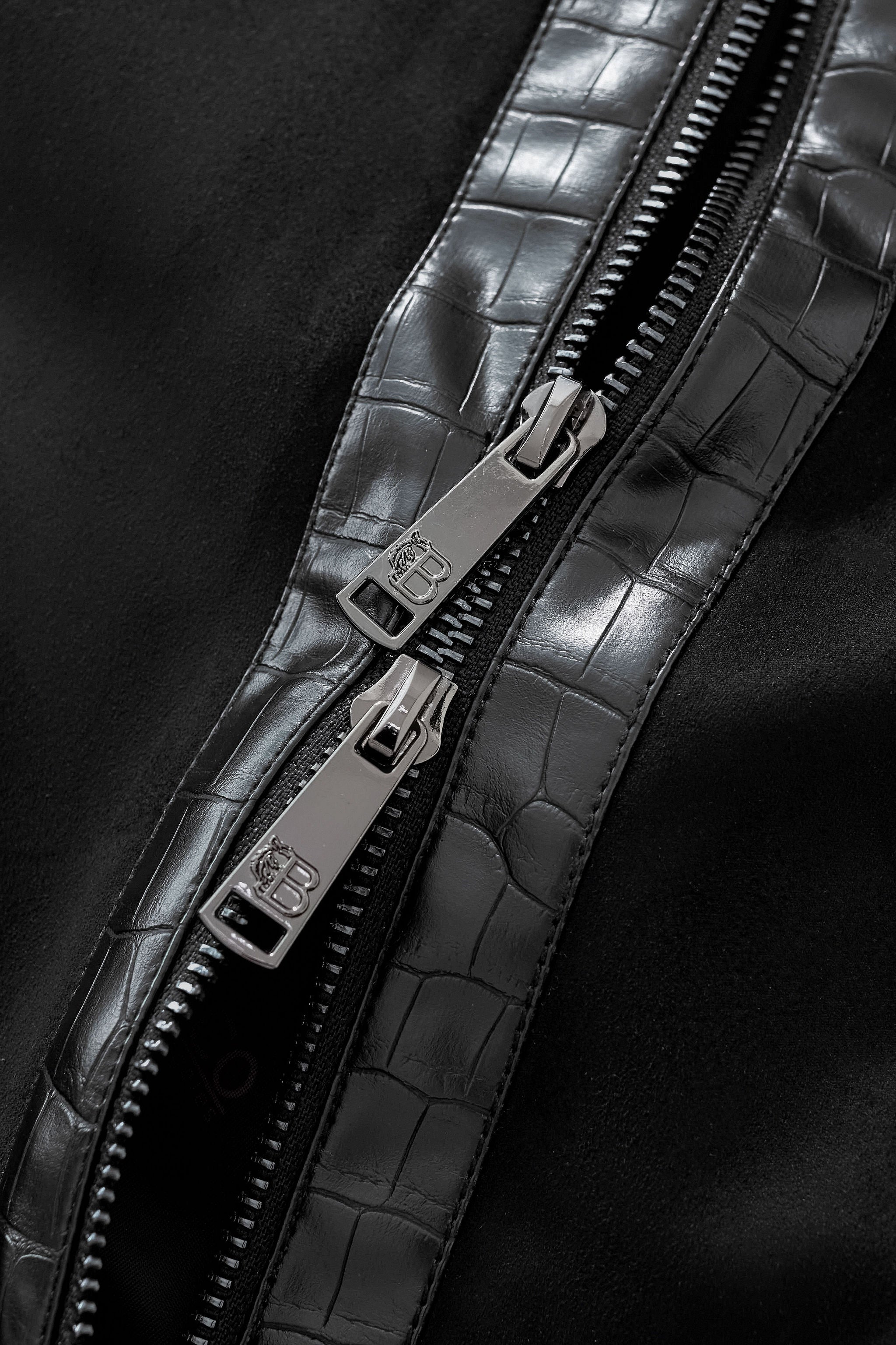 CrocEdge Dual-Fabric Zip Jacket BLACK