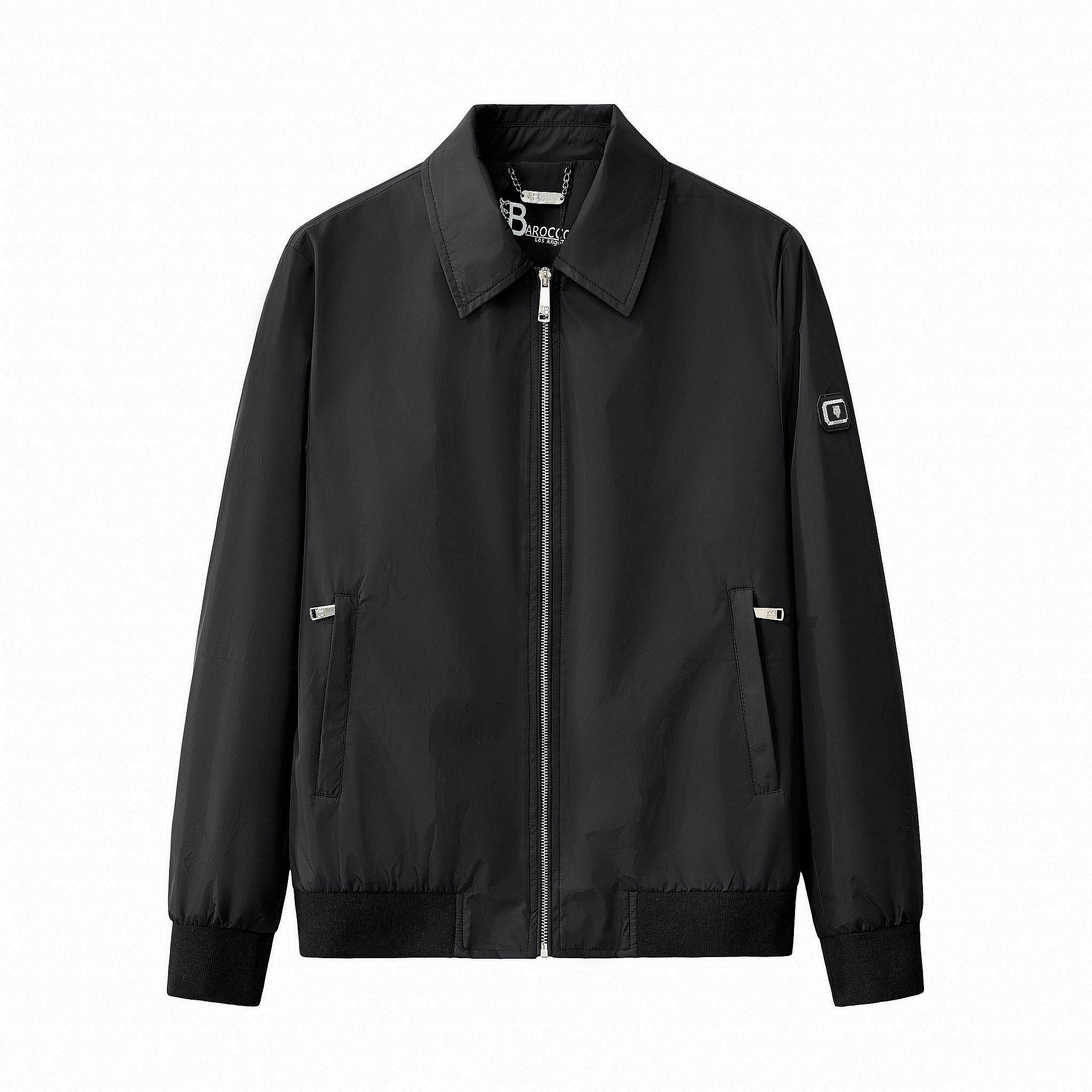 AeroLite Nylon Zip Jacket BLACK