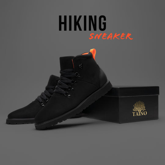 Tayno The Briton Suede Hiking Chukka Sneaker Black