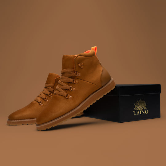 Tayno The Briton Suede Hiking Chukka Sneaker Camel