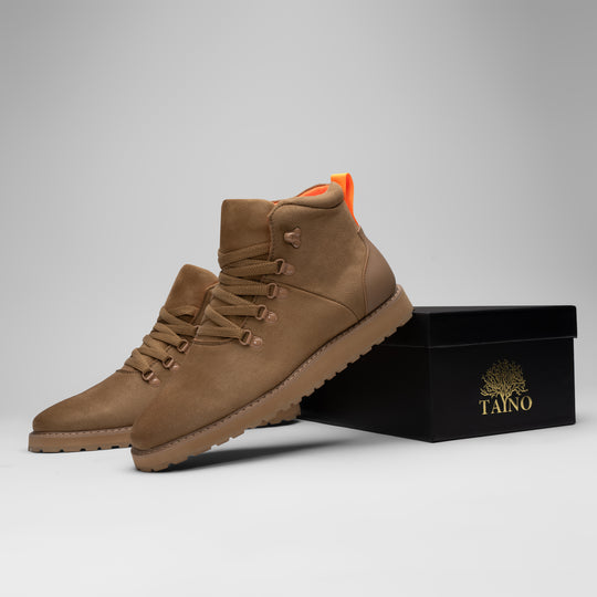 Tayno The Briton Suede Hiking Chukka Sneaker Sand