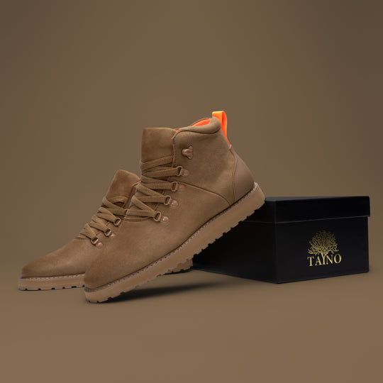 Tayno The Briton Suede Hiking Chukka Sneaker Sand