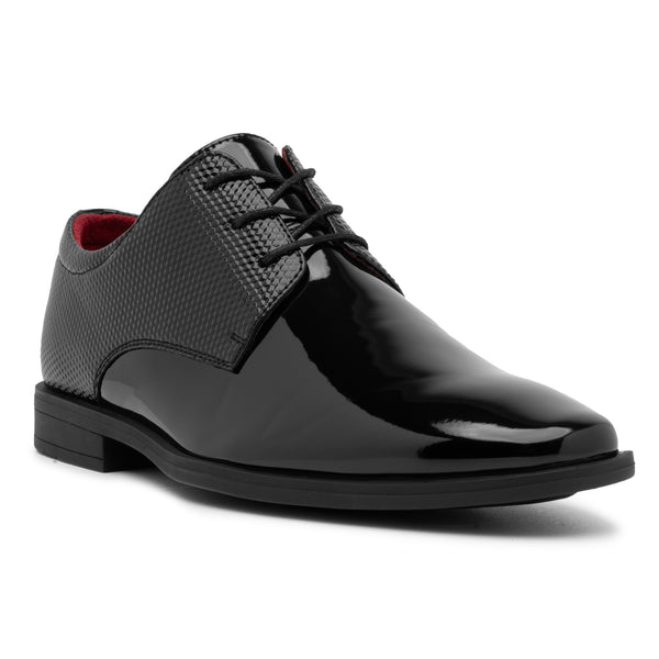 Tayno Brooks Paten Leather Pu Shoes Black