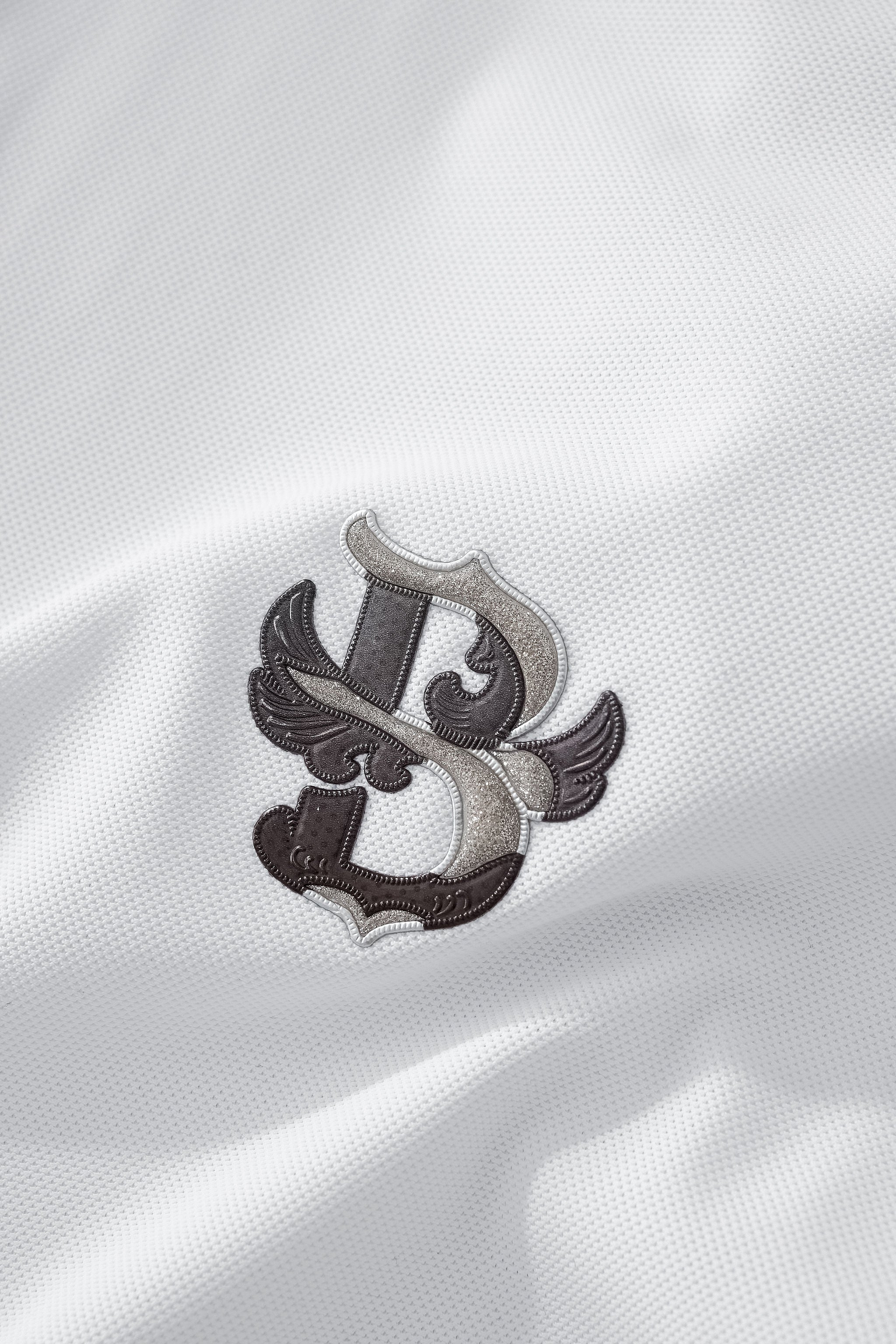 Contrast Trim Performance Polo - El Baron WHITE