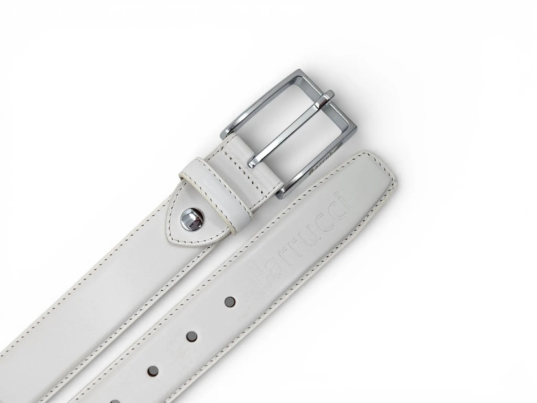Burnished Calfskin Leather Belt