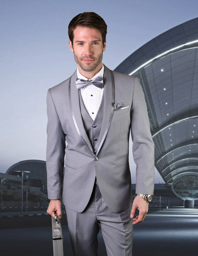 Statement CAESAR 3 Piece Tuxedo Grey
