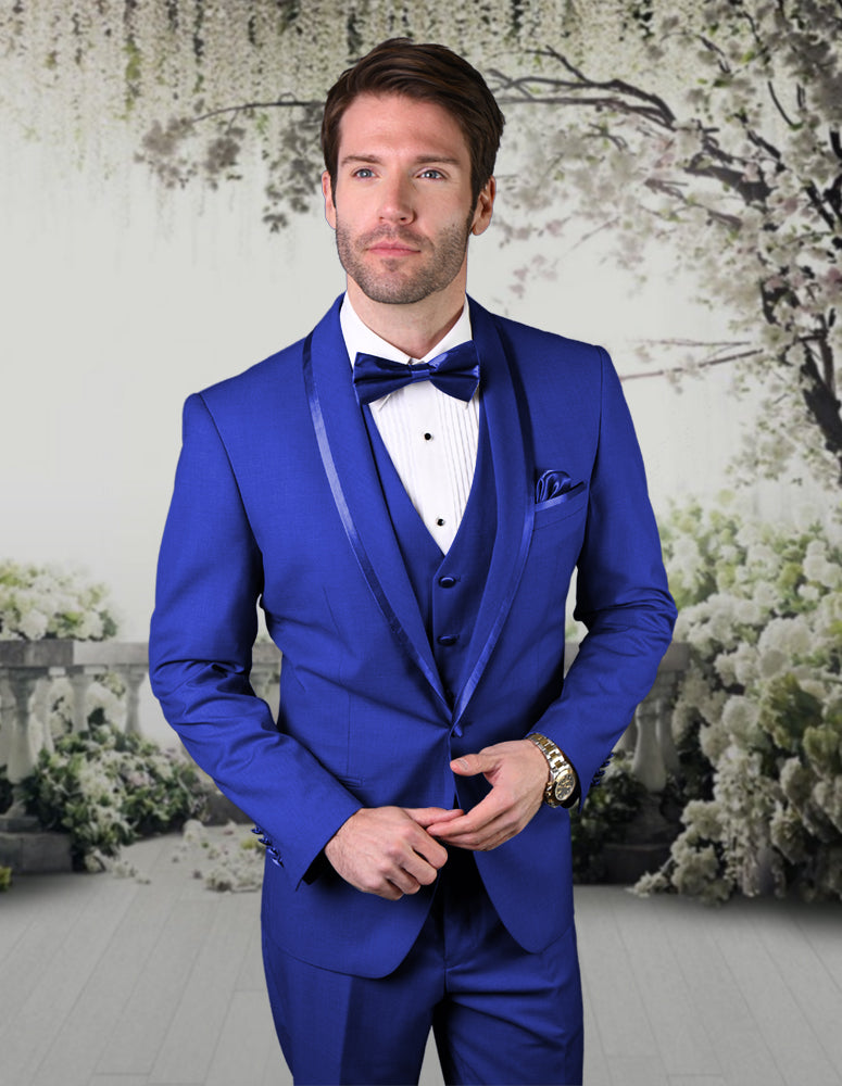 Statement CAESAR 3 Piece Tuxedo Royal
