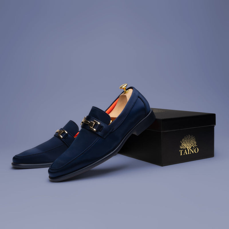 Tayno The Caprio Silk Loafer Navy