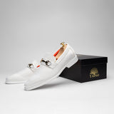 Tayno The Caprio Silk Loafer White