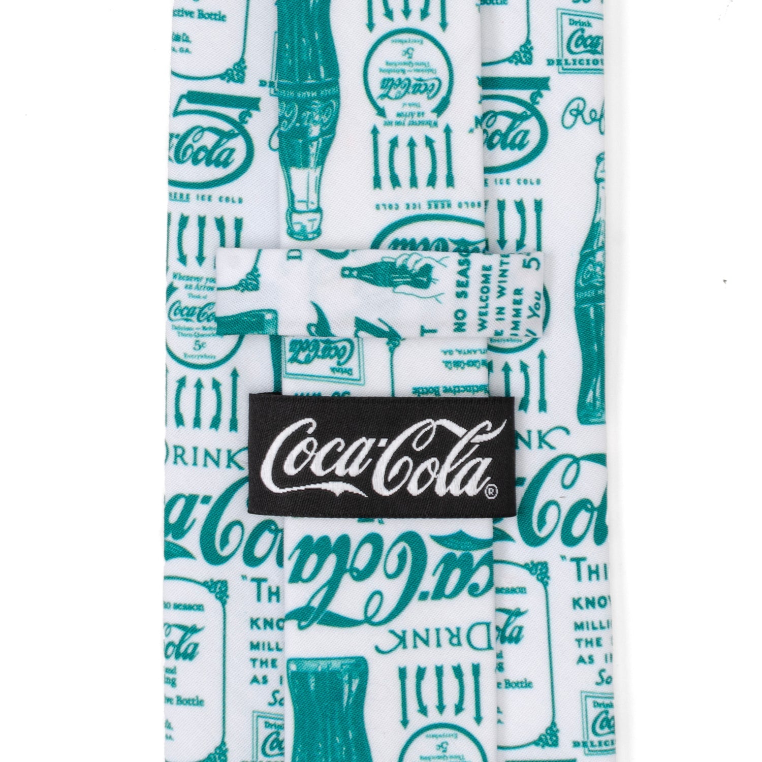 Coca-Cola Green Bottle Men's Tie