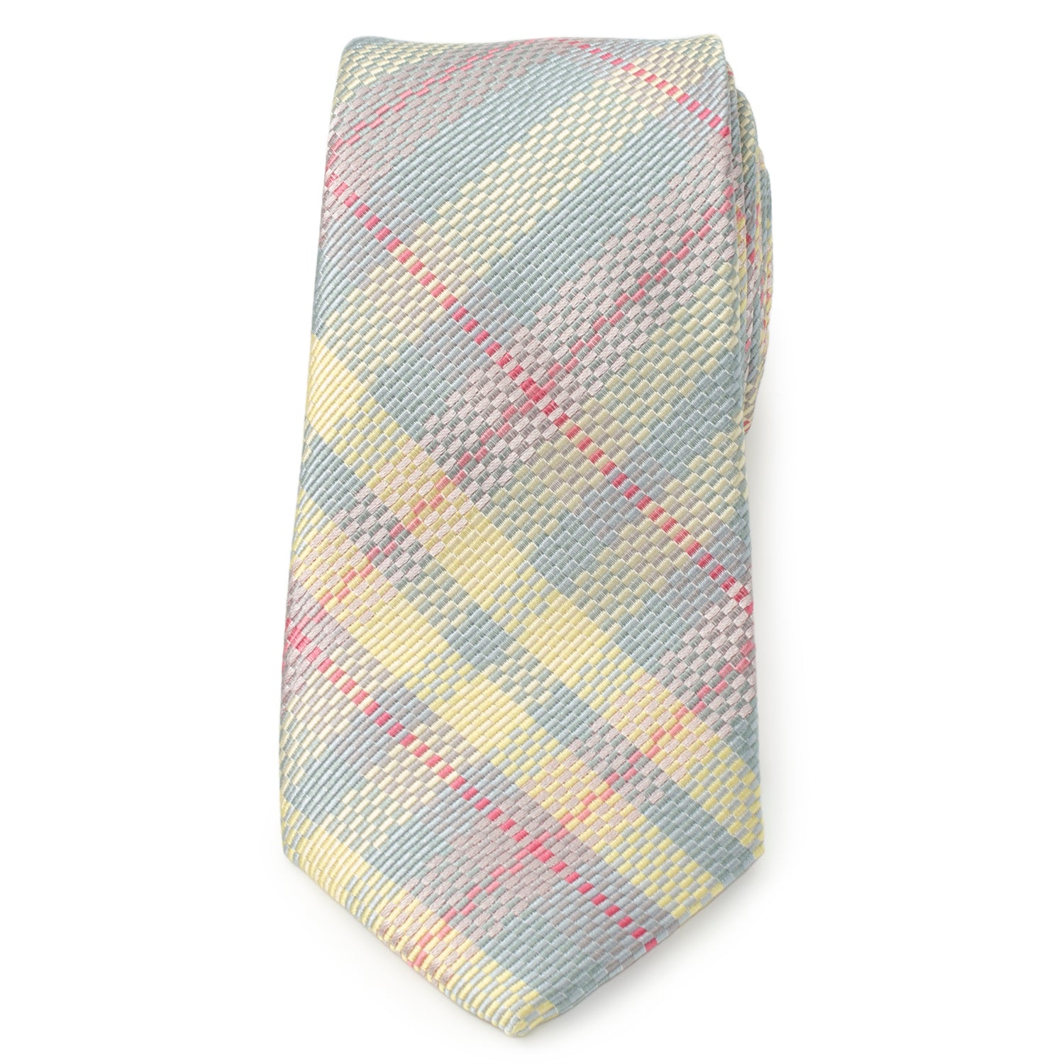 Pastel Plaid Men's Tie