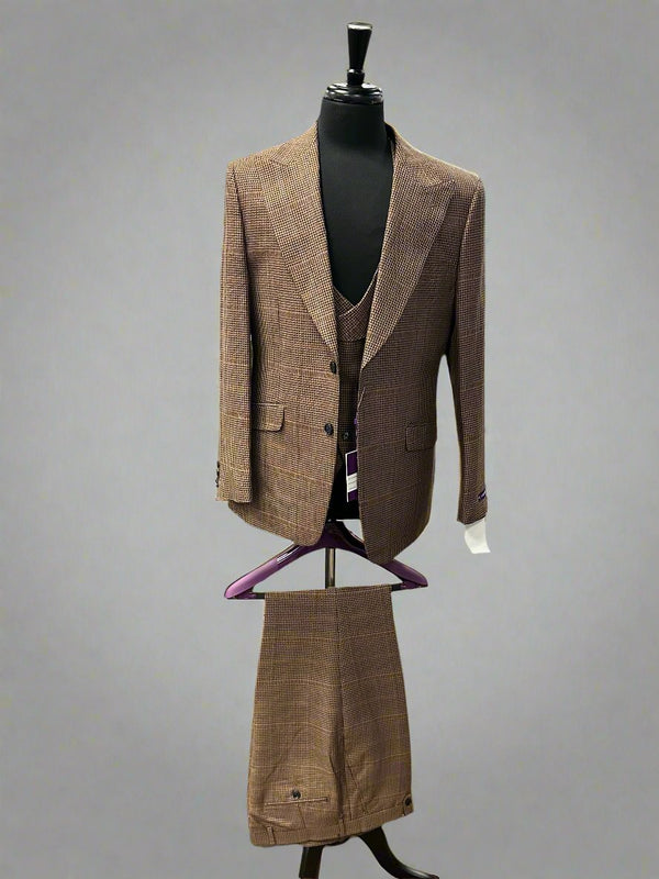 Canuti Leo C-465 Houndstooth Brown