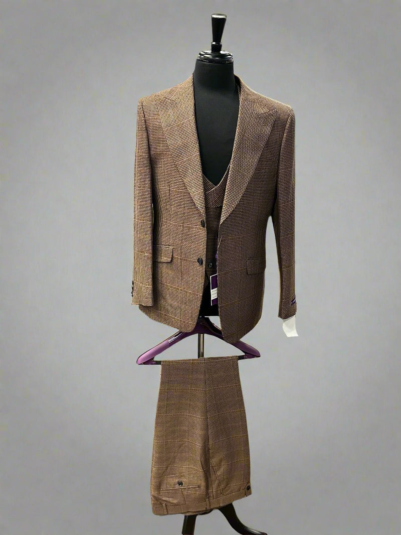 Canuti Leo C-465 Houndstooth Brown