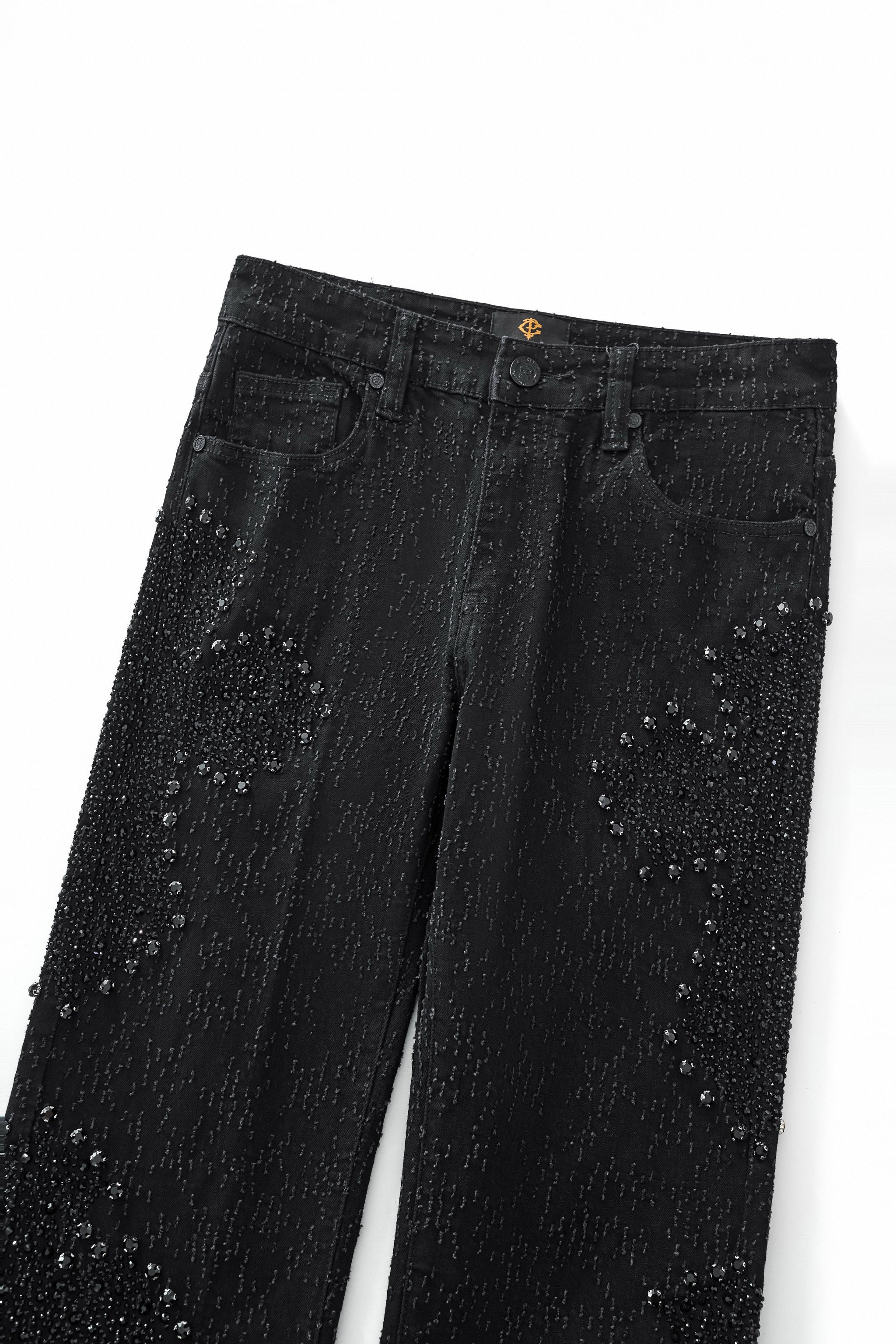 Sanctum Cross Denim Pant – Century Penthouse BLACK/BLACK