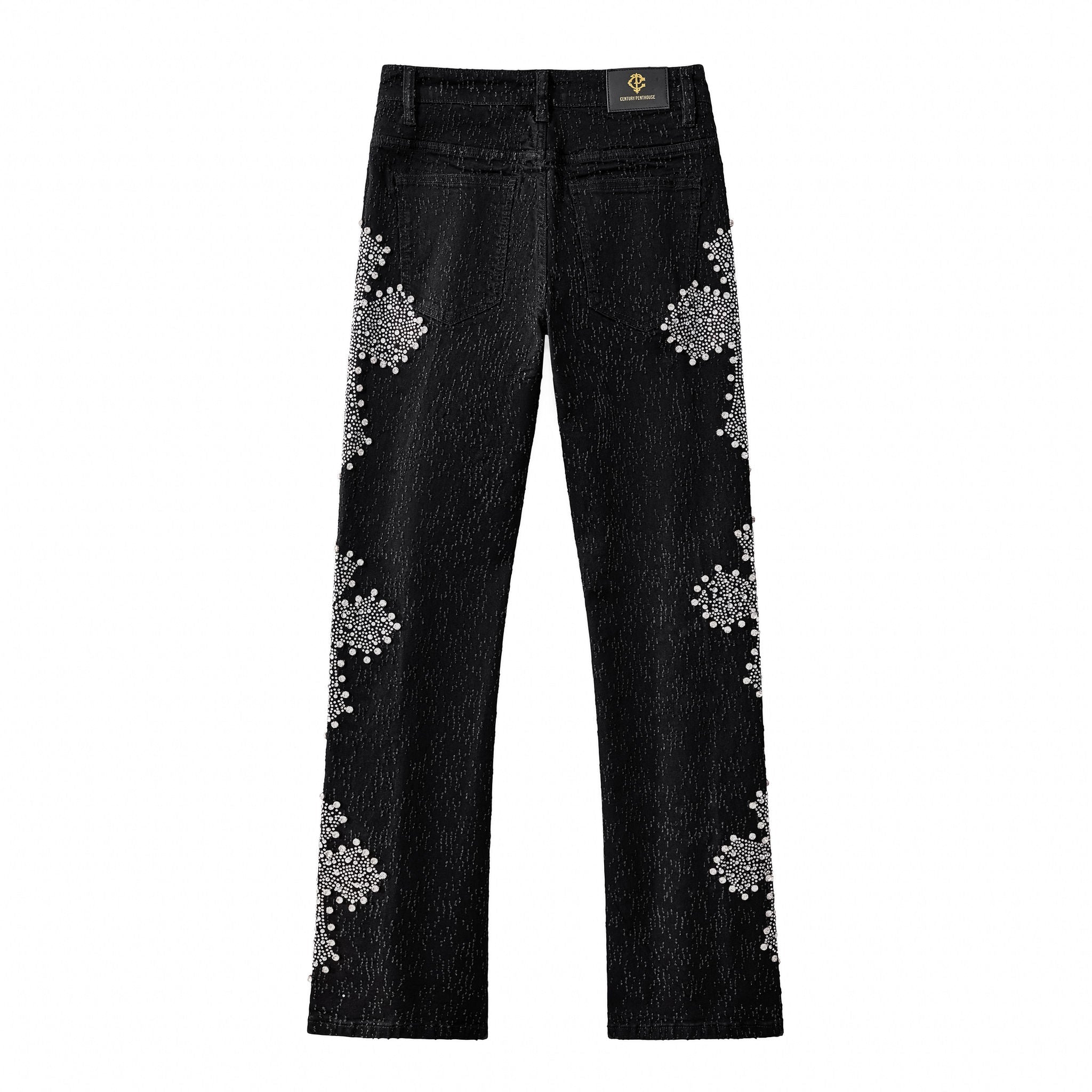 Sanctum Cross Denim Pant – Century Penthouse BLACK/SILVER