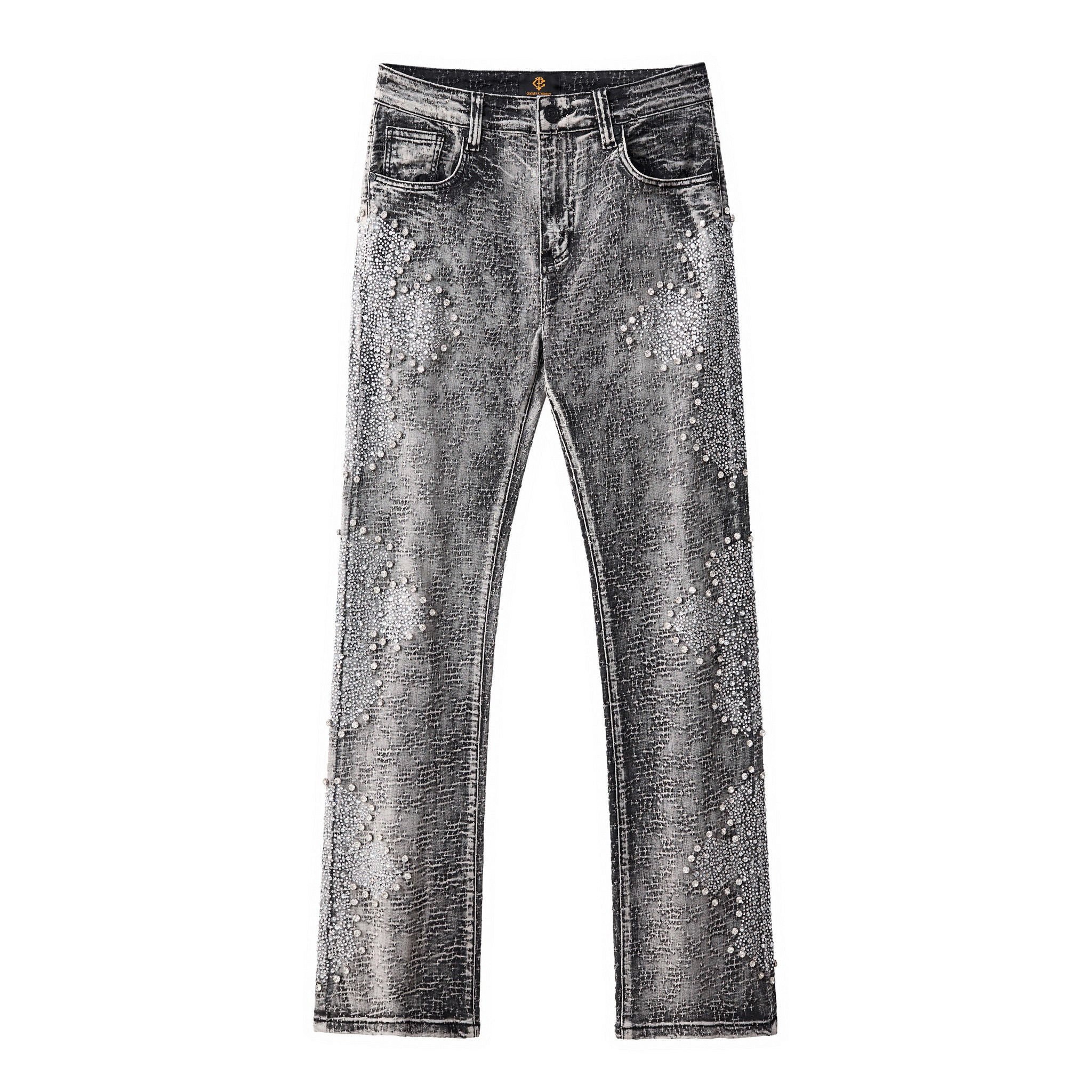 Sanctum Cross Denim Pant – Century Penthouse GREY
