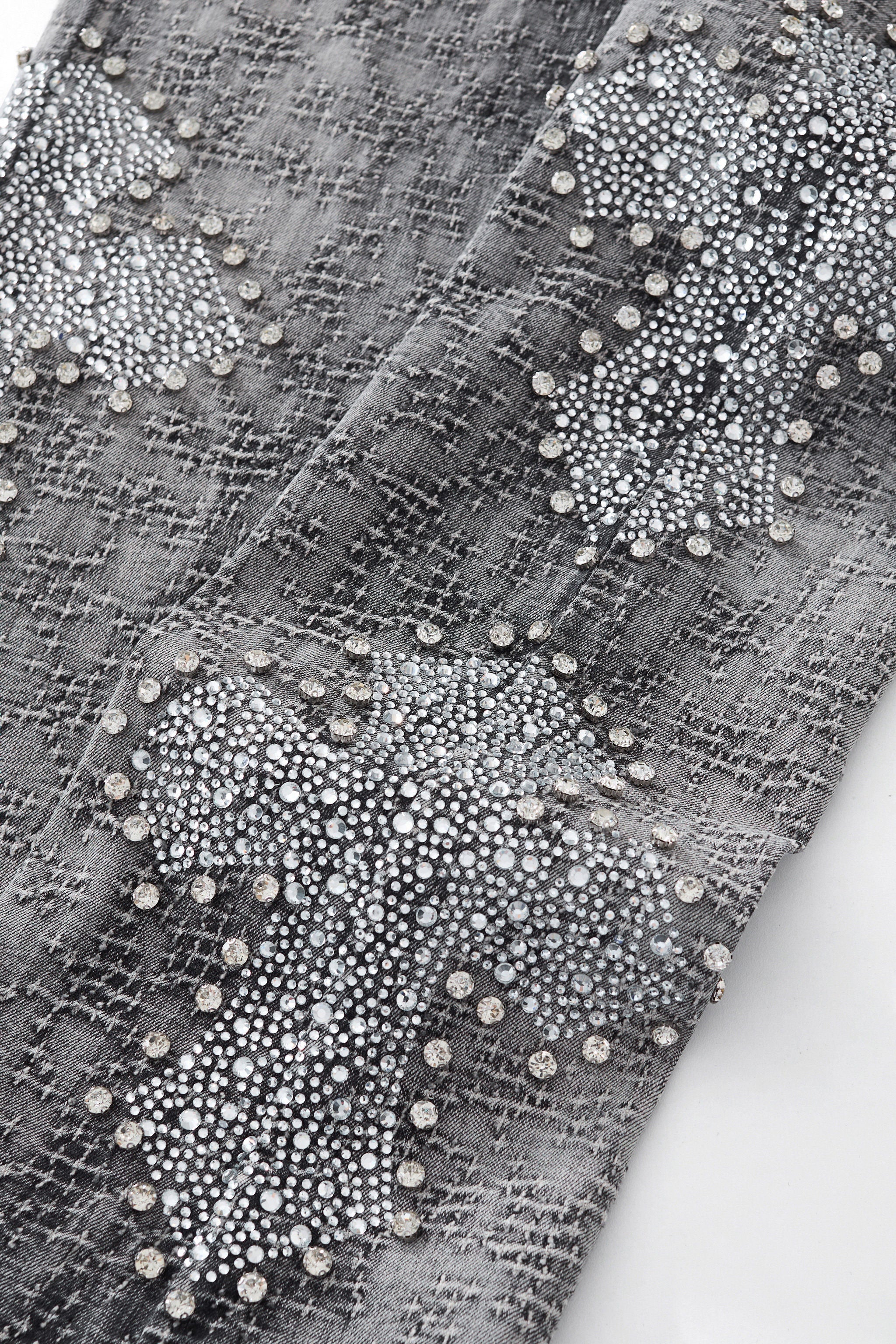 Sanctum Cross Denim Pant – Century Penthouse GREY