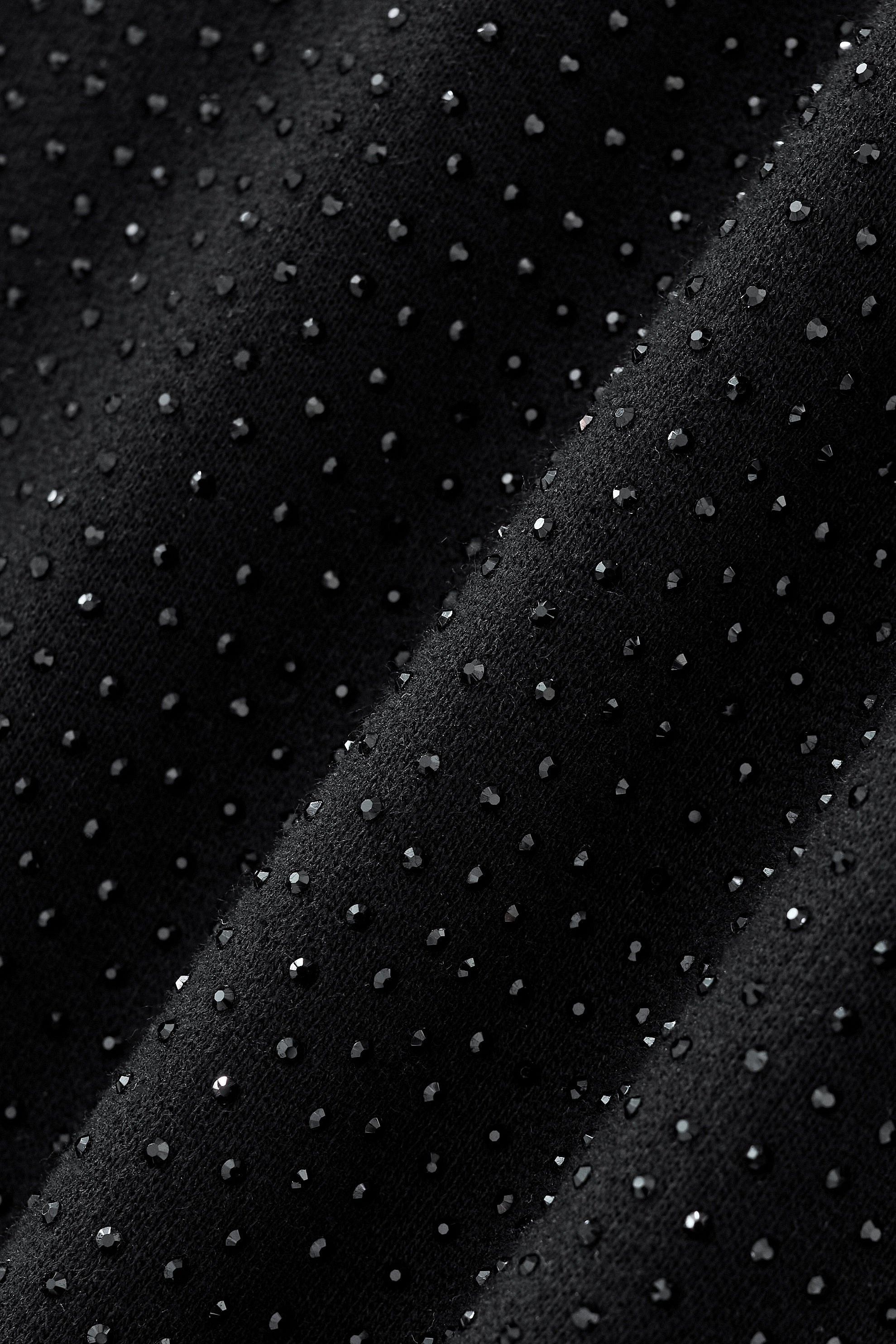 Midnight Matrix Studded Sweatsuit BLACK