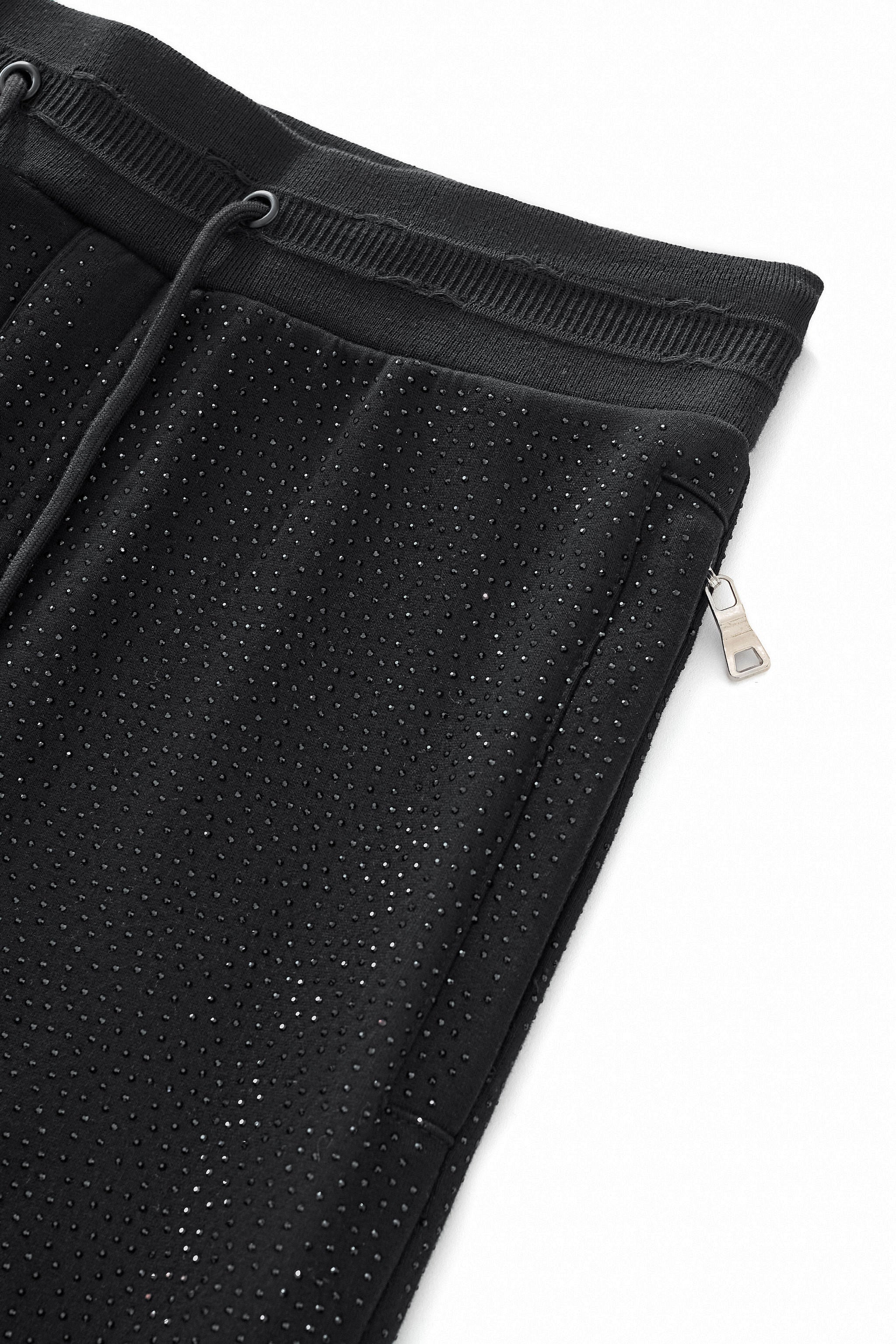 Midnight Matrix Studded Sweatsuit BLACK