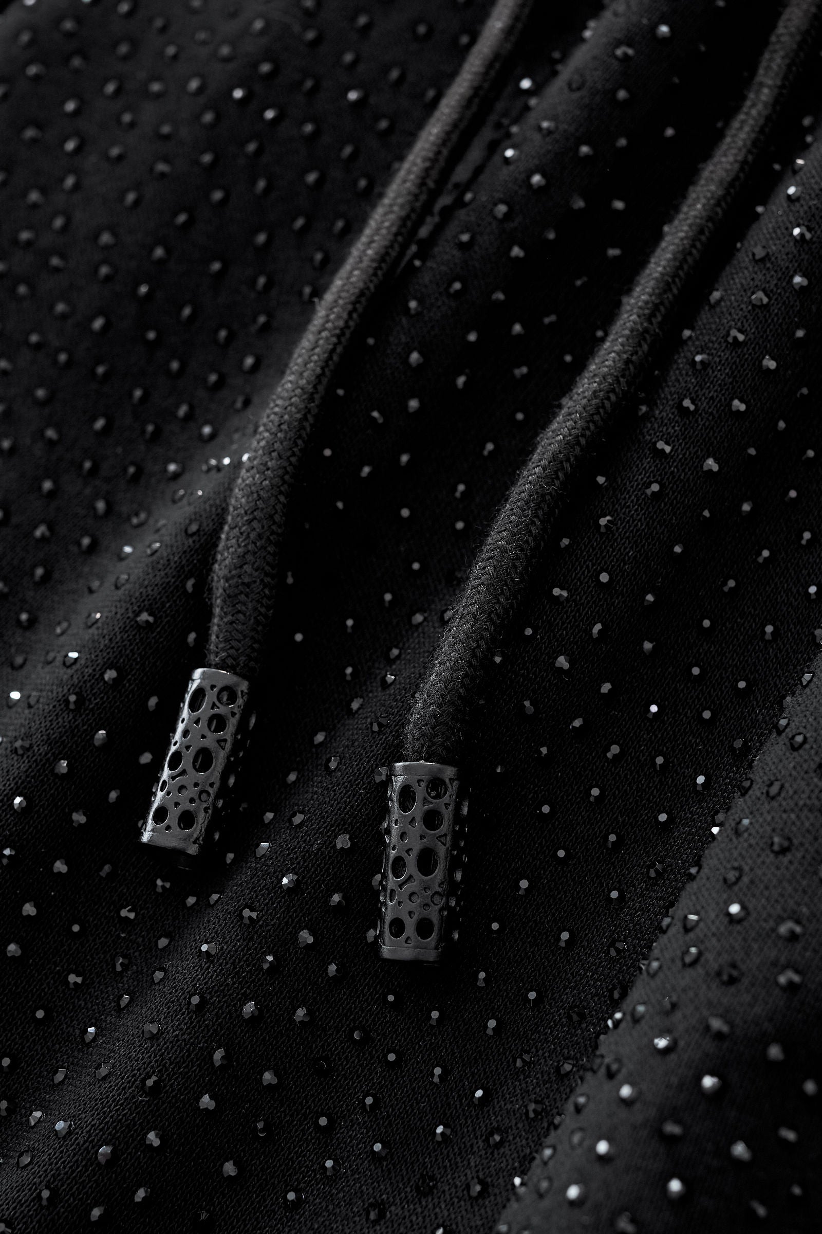 Radiant Grid Stone Short set – Century Penthouse BLACK/BLACK