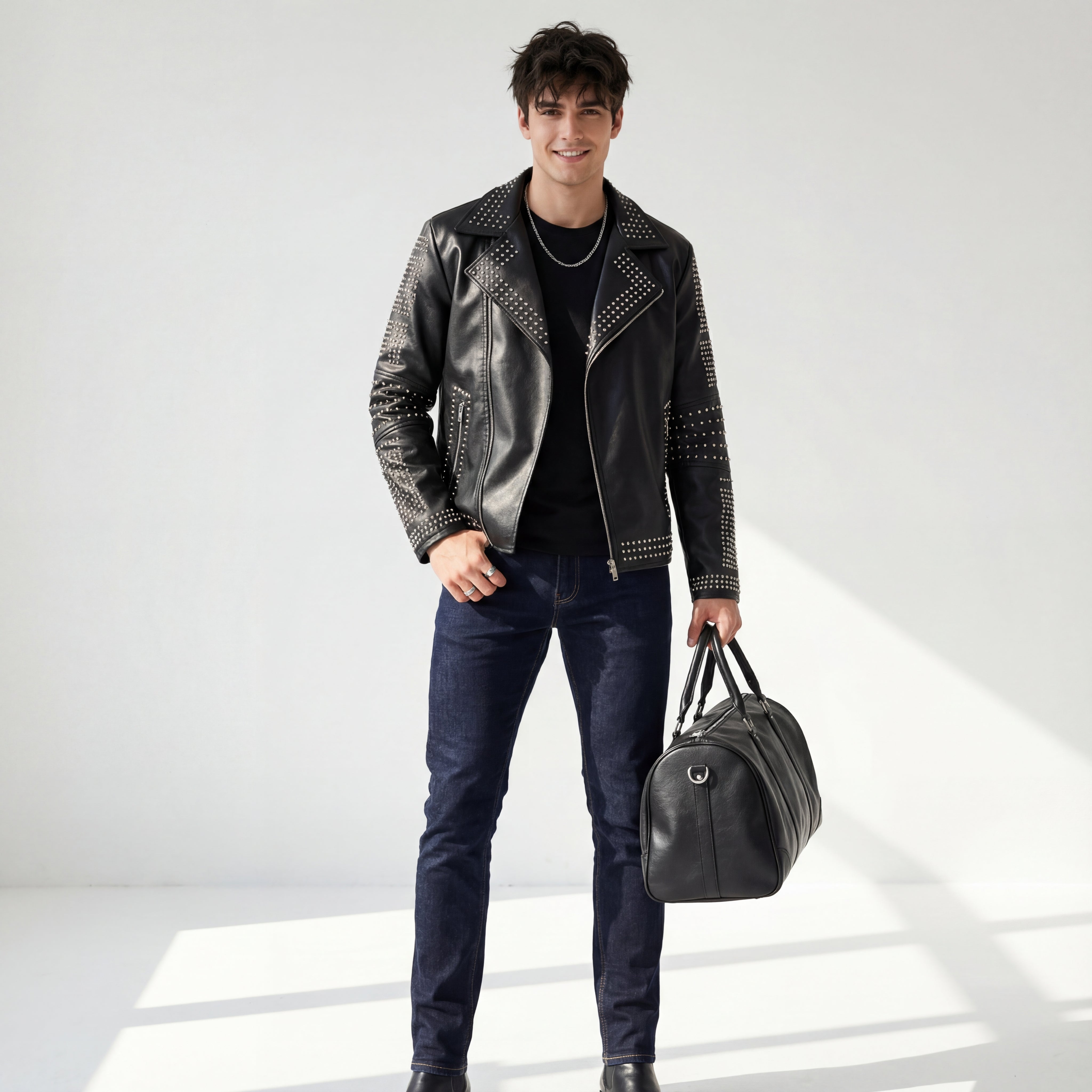 ROCK REBELLION JACKET - CENTURY PENTHOUSE BLACK