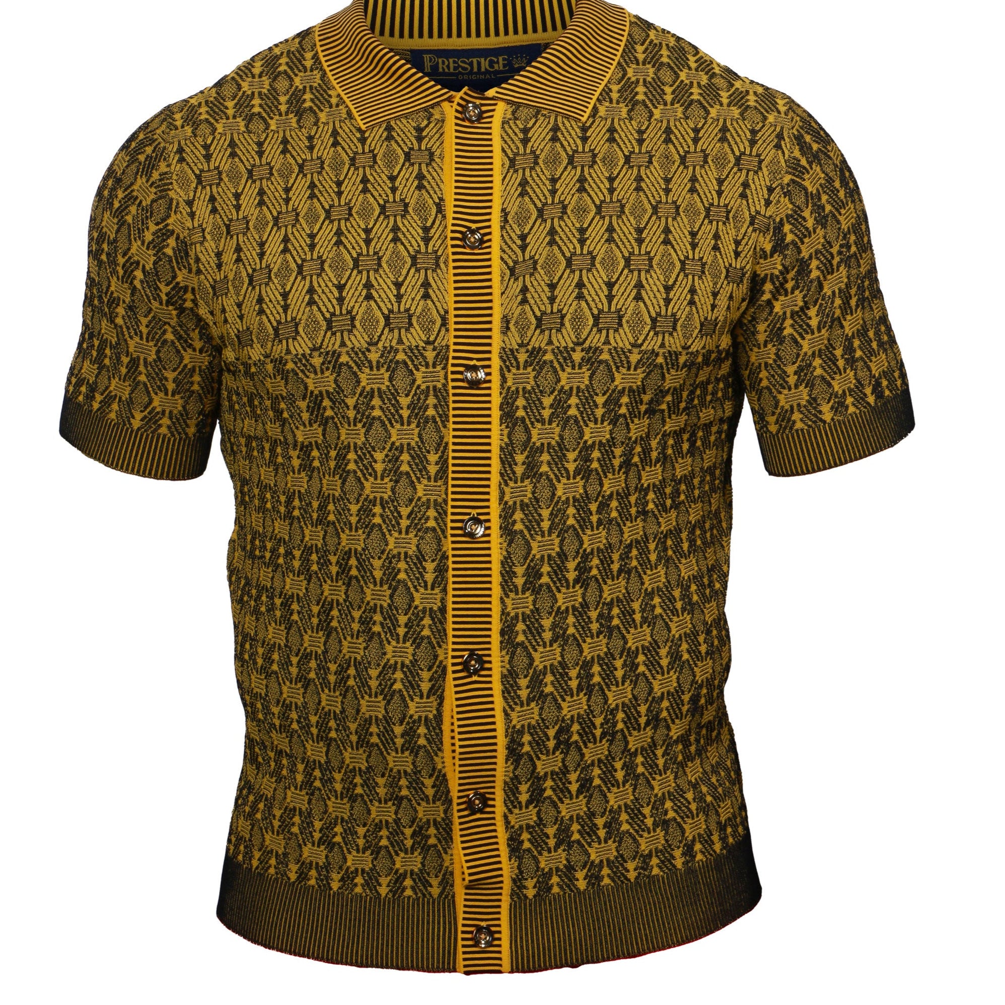 Prestige CMK-382 Short Sleeve Knit Black