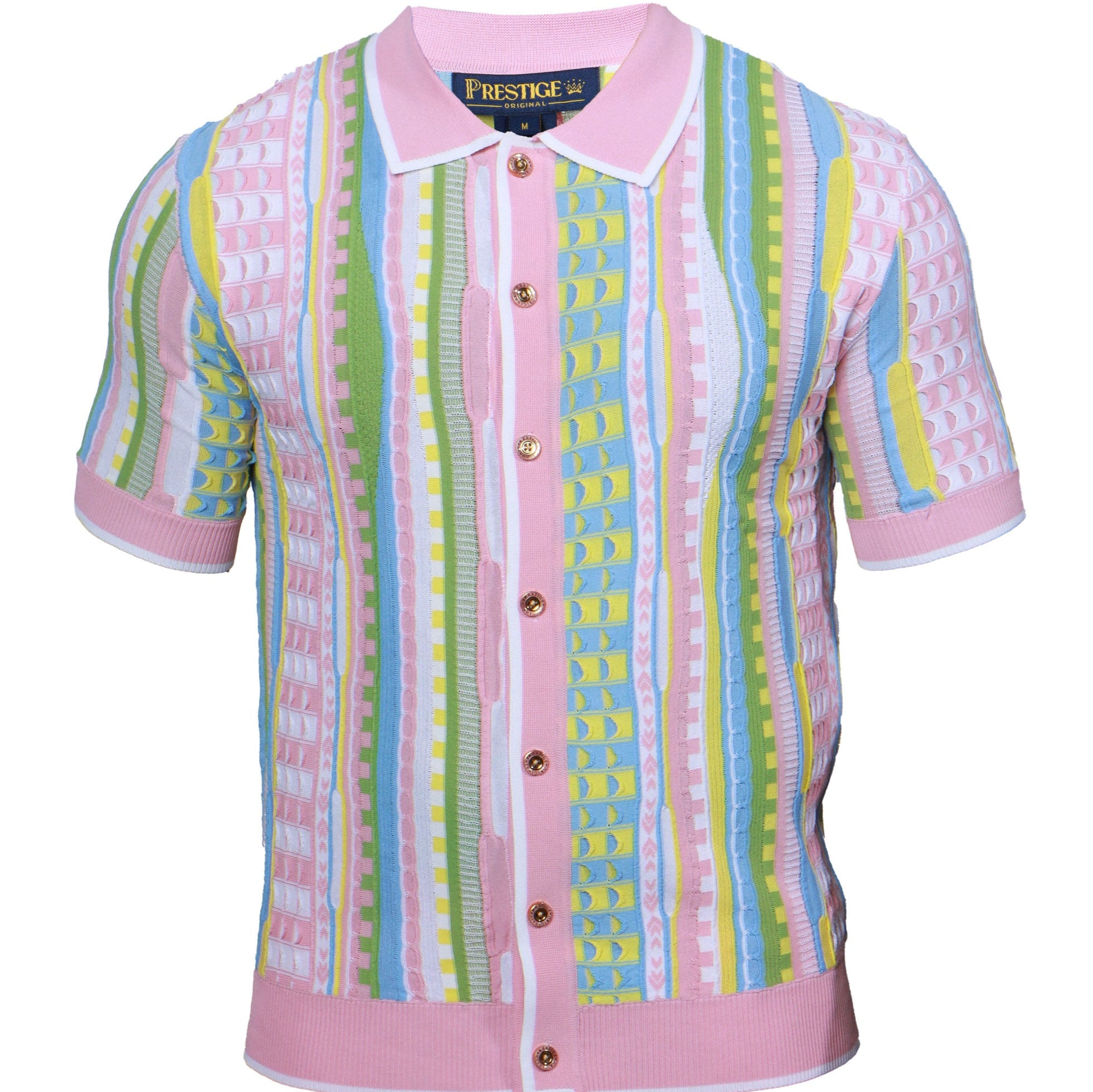 Prestige CMK-397 Short Sleeve Knit Pink