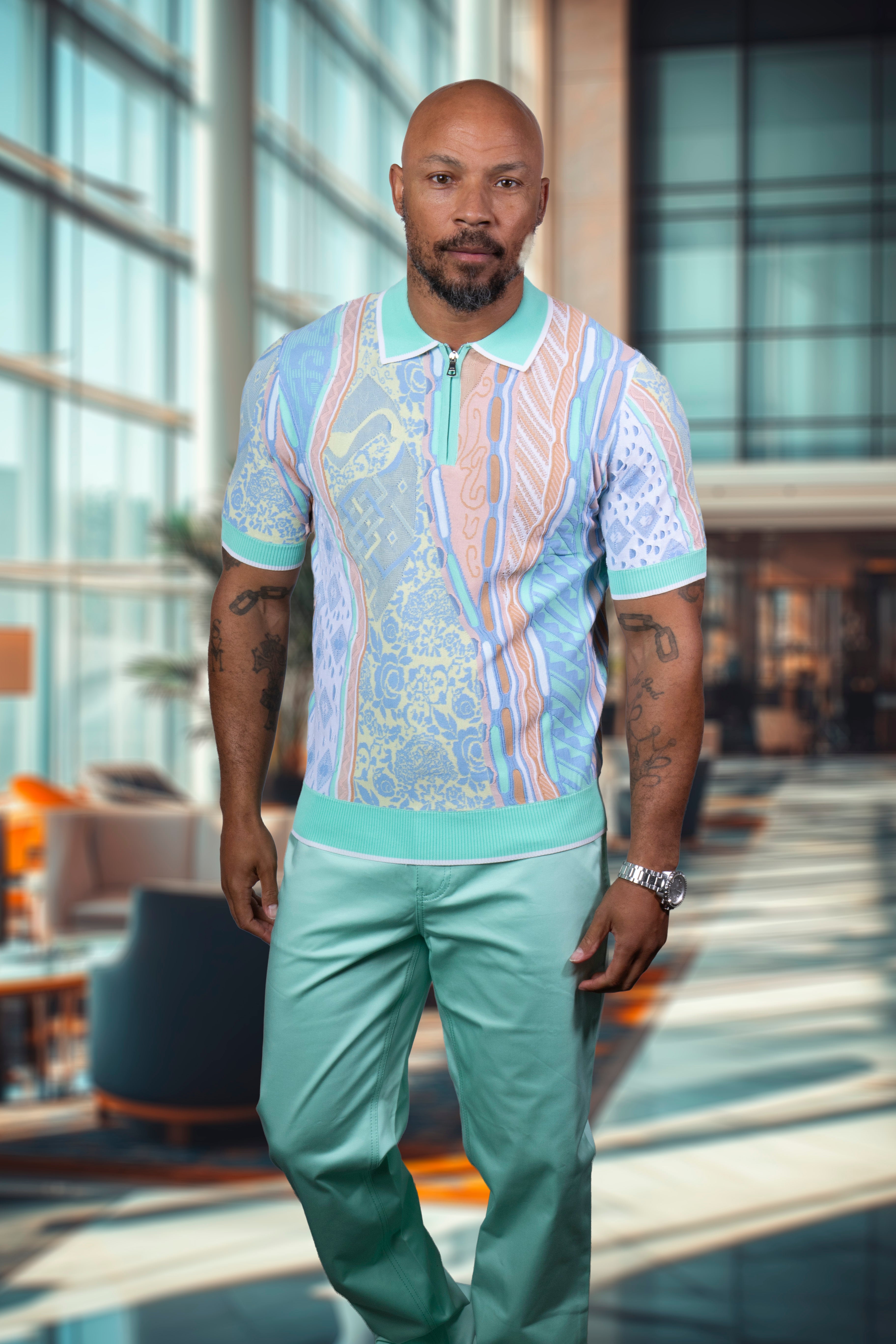 Prestige CMK-6002 Short Sleeve Knit Pastel