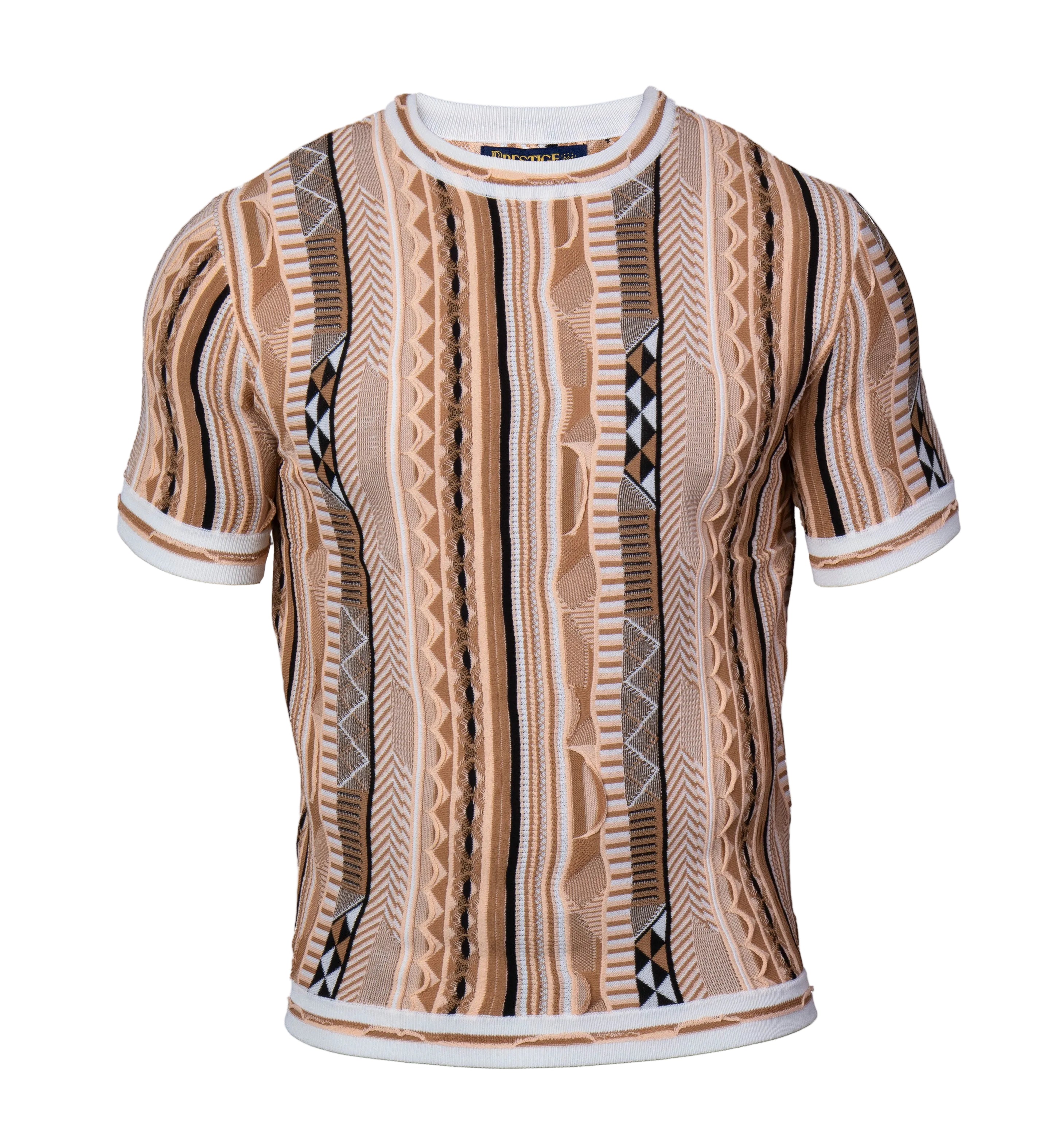Prestige CMK-6004 Short Sleeve Knit Peach