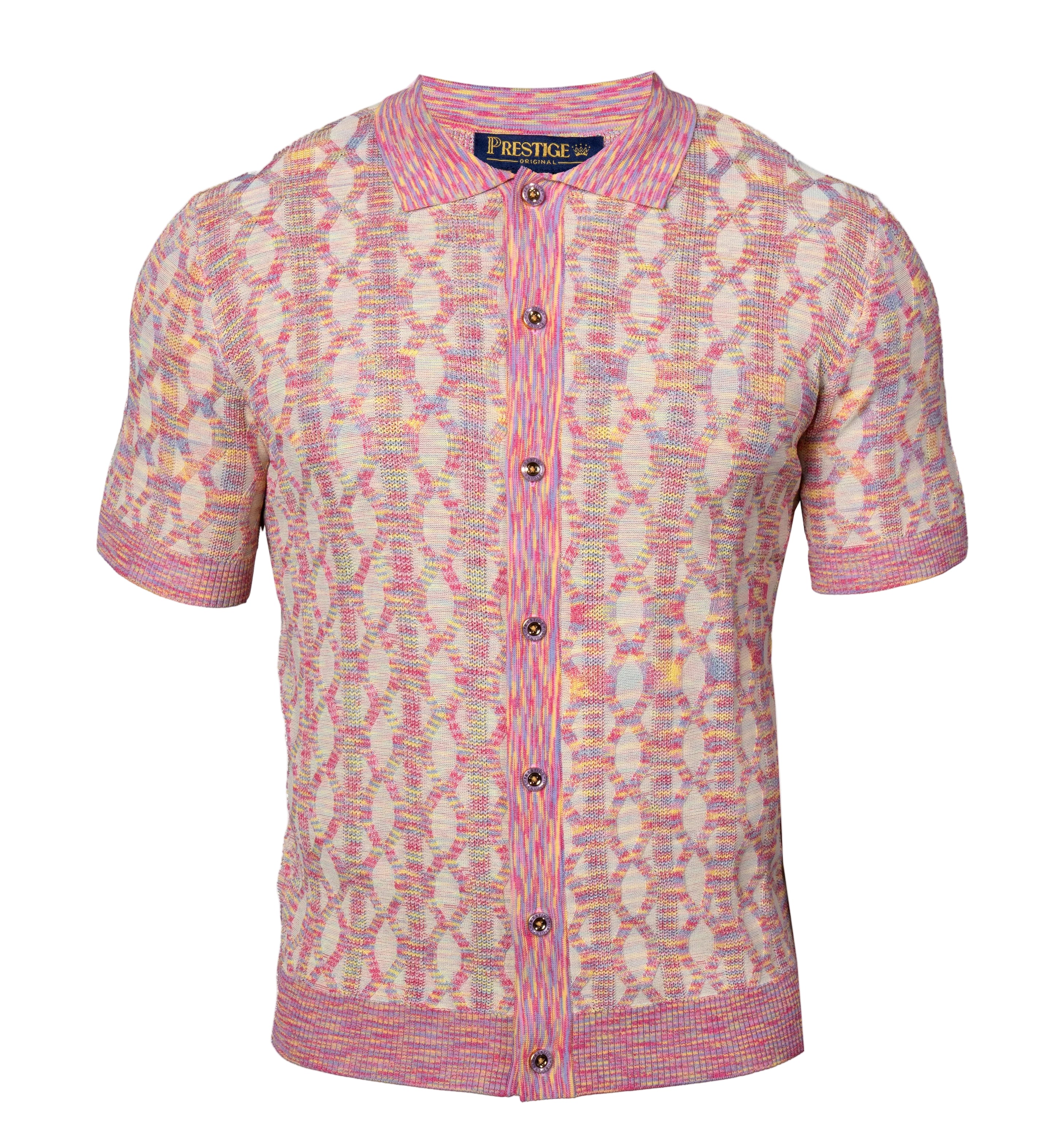 Prestige CMK-6006 Short Sleeve Knit Pink