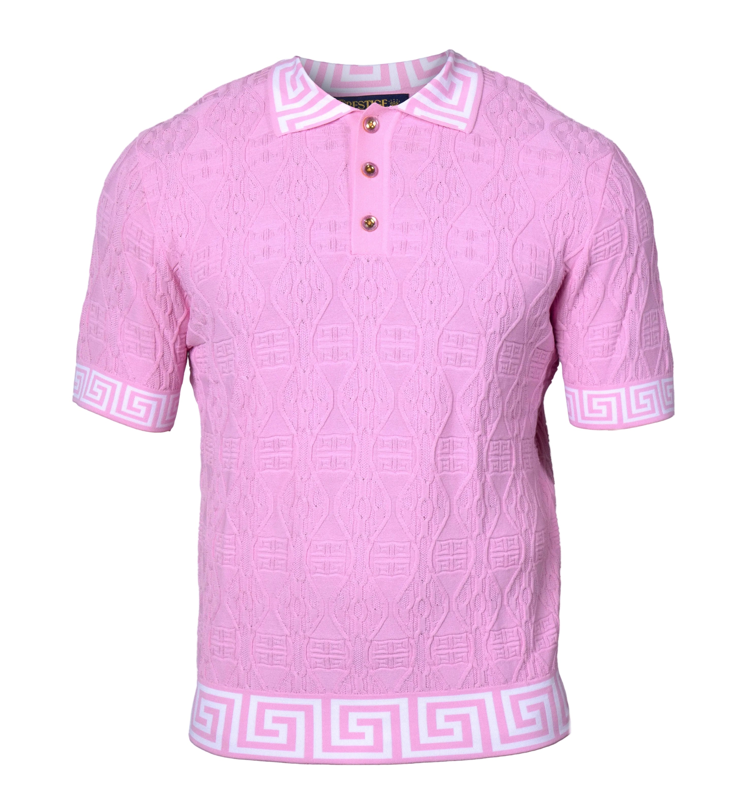 Prestige CMK-6030 Short Sleeve Knit Pink