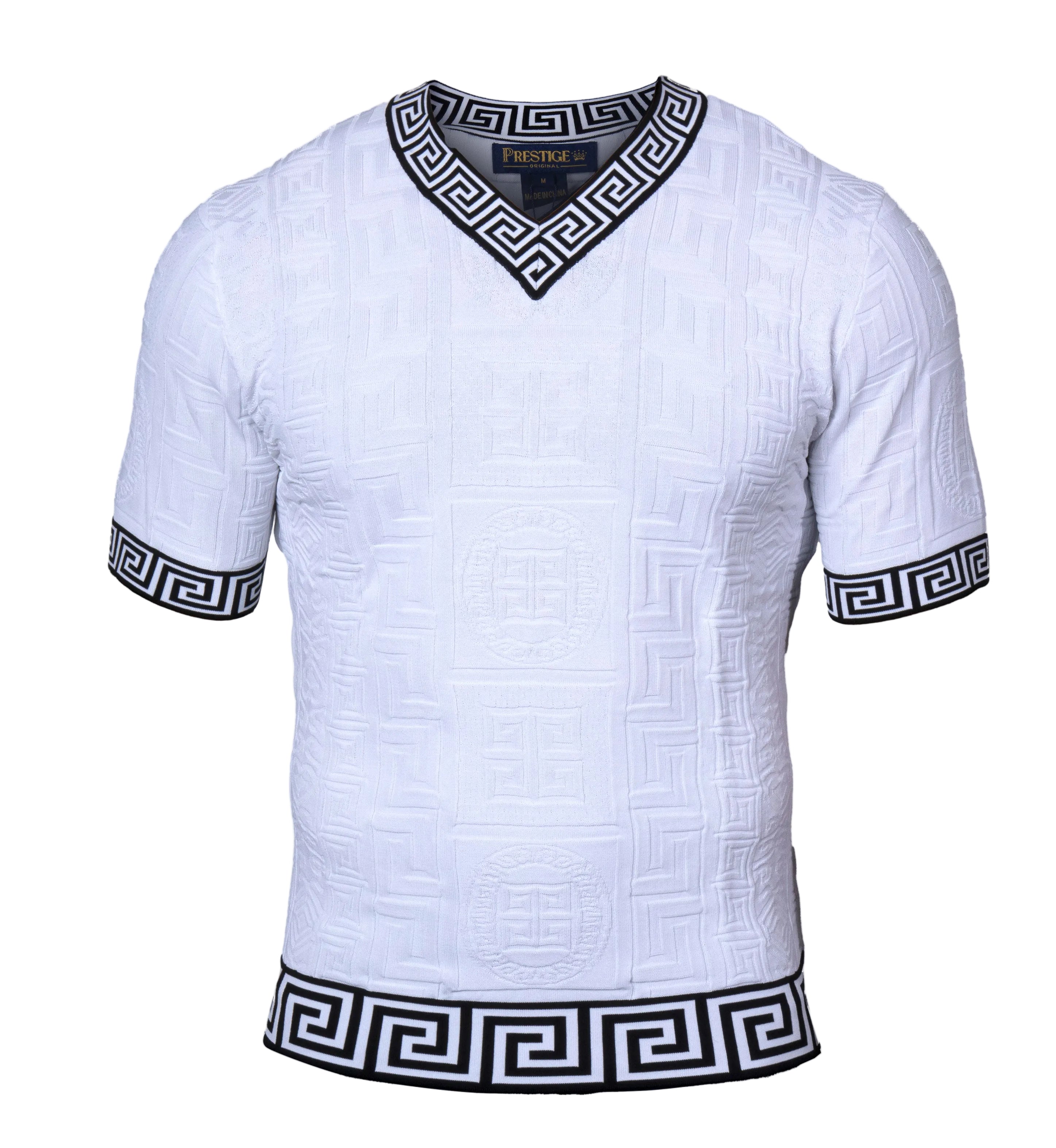 Prestige CMK-6032 Short Sleeve Knit White