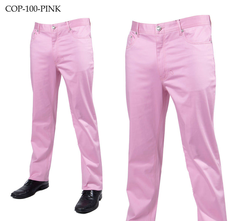 Prestige COP-100 Tailored Denim Pants Pink