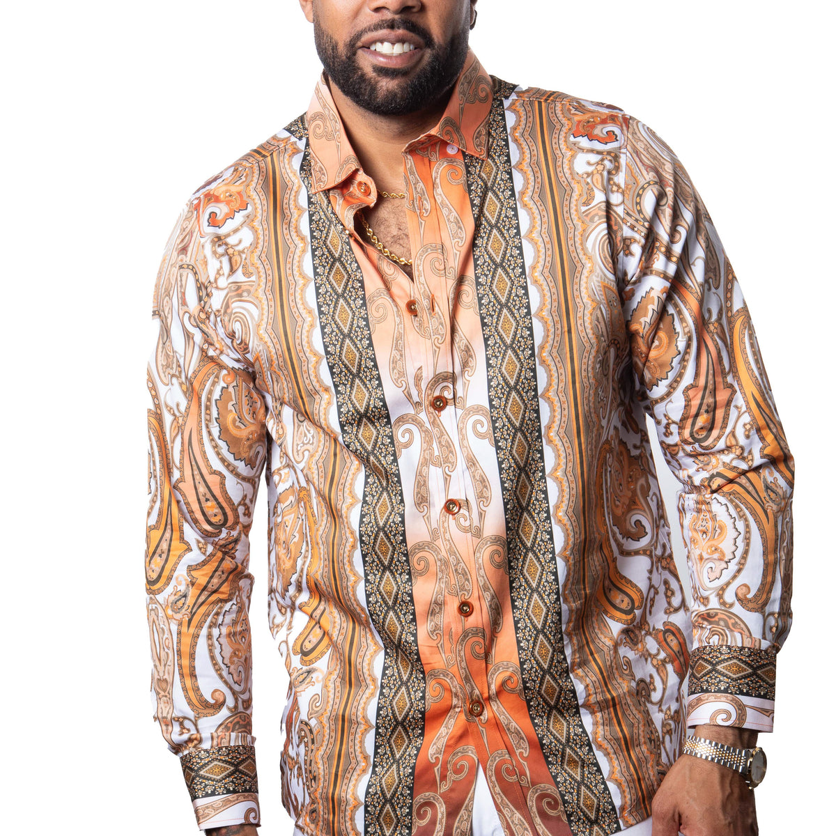 Prestige COT-401 Long Sleeve Shirt Rust Prestige COT-401 Long Sleeve Shirt Rust
