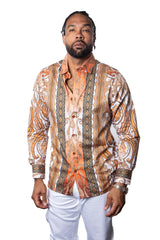 Prestige COT-401  Long Sleeve Shirt Rust