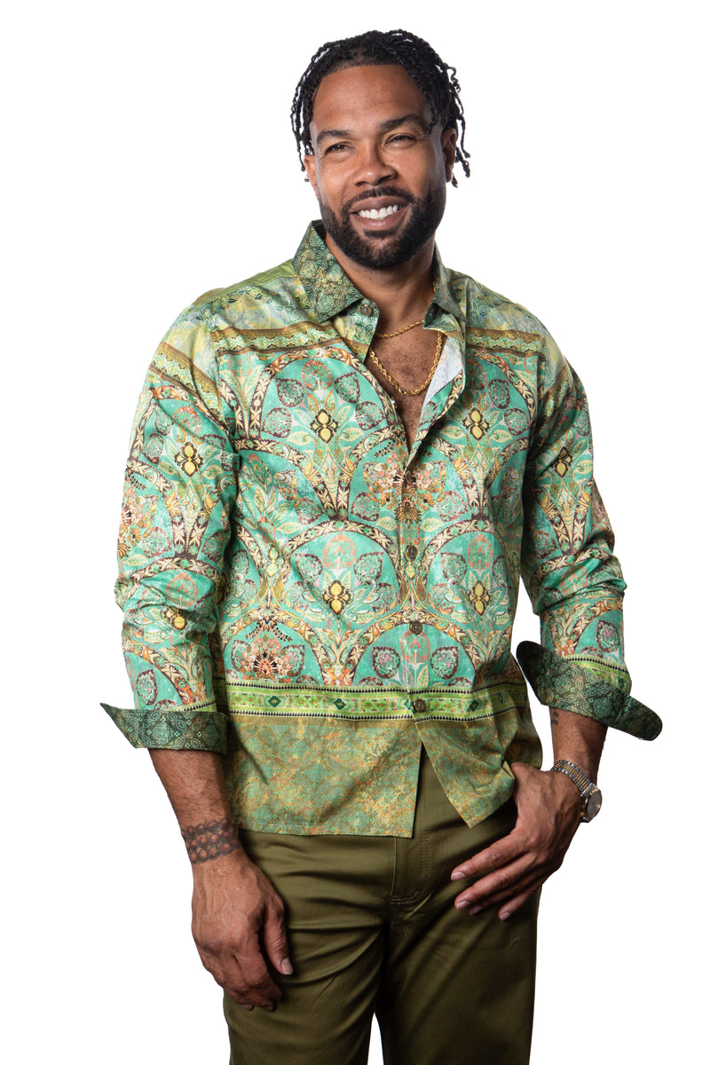 Prestige COT-404 Long Sleeve Shirt Avocado